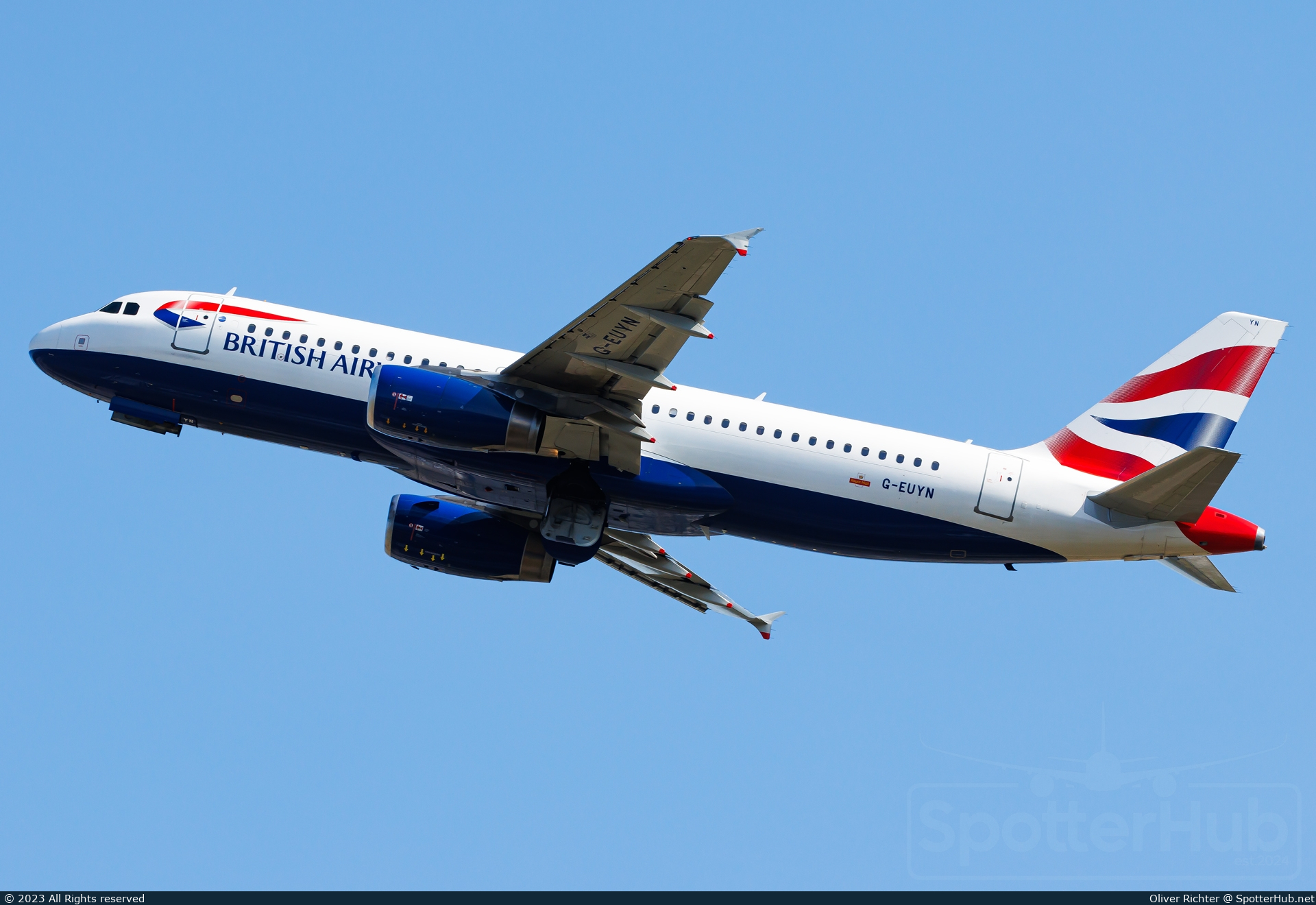 Photo of G-EUYN - Airbus A320-232 operated by British Airways