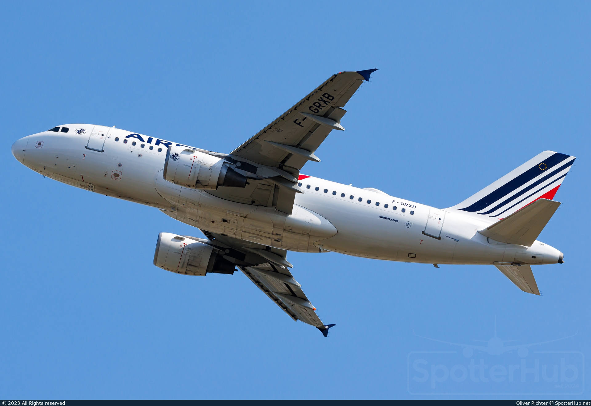 Photo of F-GRXB - Airbus A319-111 operated by Air France