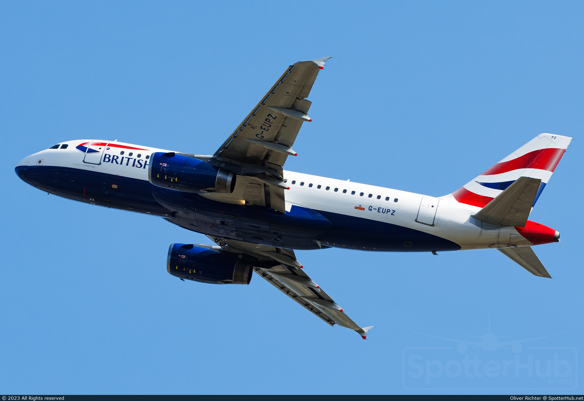 Photo of G-EUPZ - Airbus A319-131 operated by British Airways