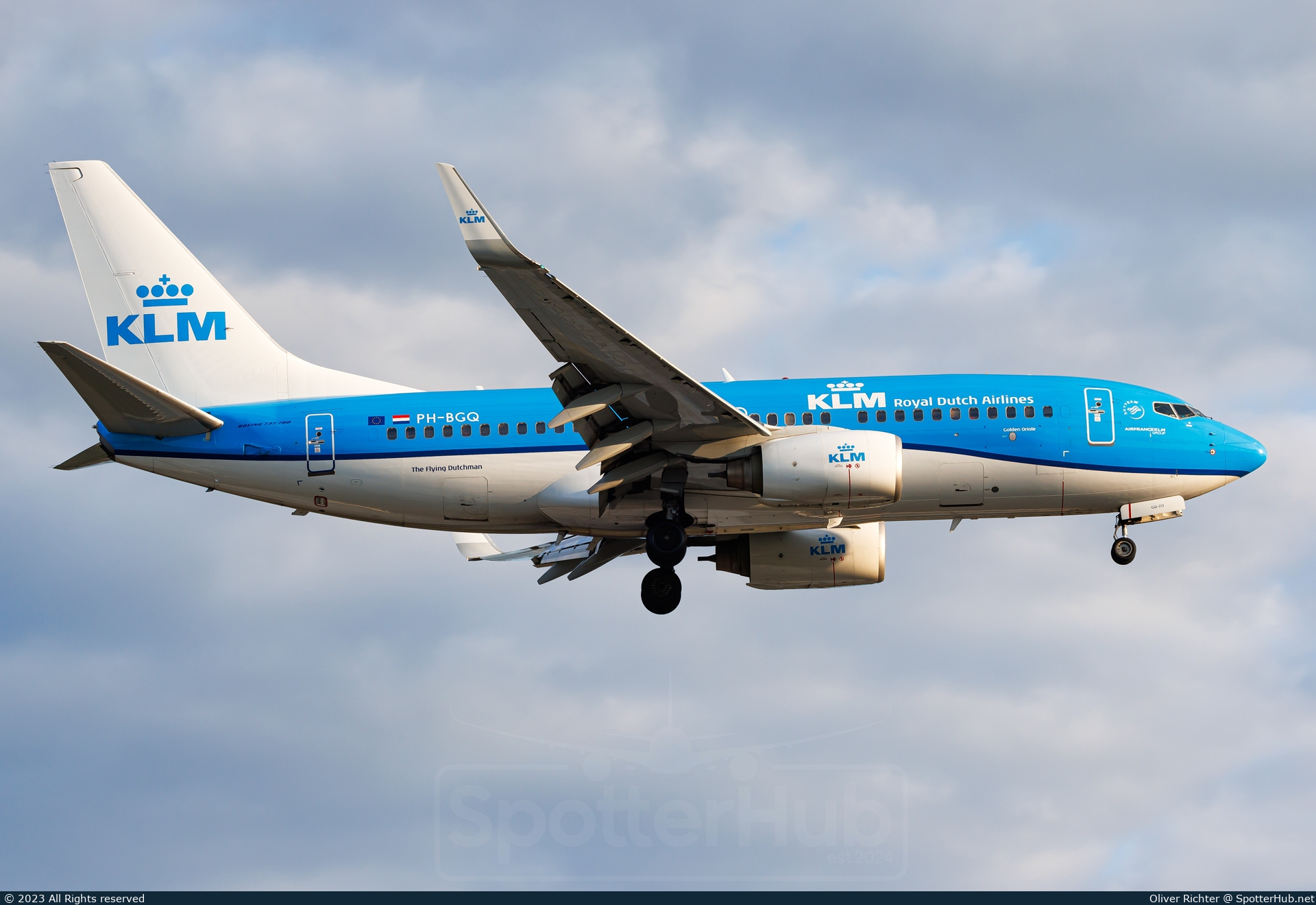 Photo of PH-BGQ - Boeing 737-7K2 operated by KLM Royal Dutch Airlines