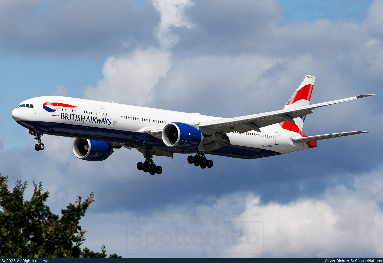 Photo of G-STBM - Boeing 777-336(ER) operated by British Airways