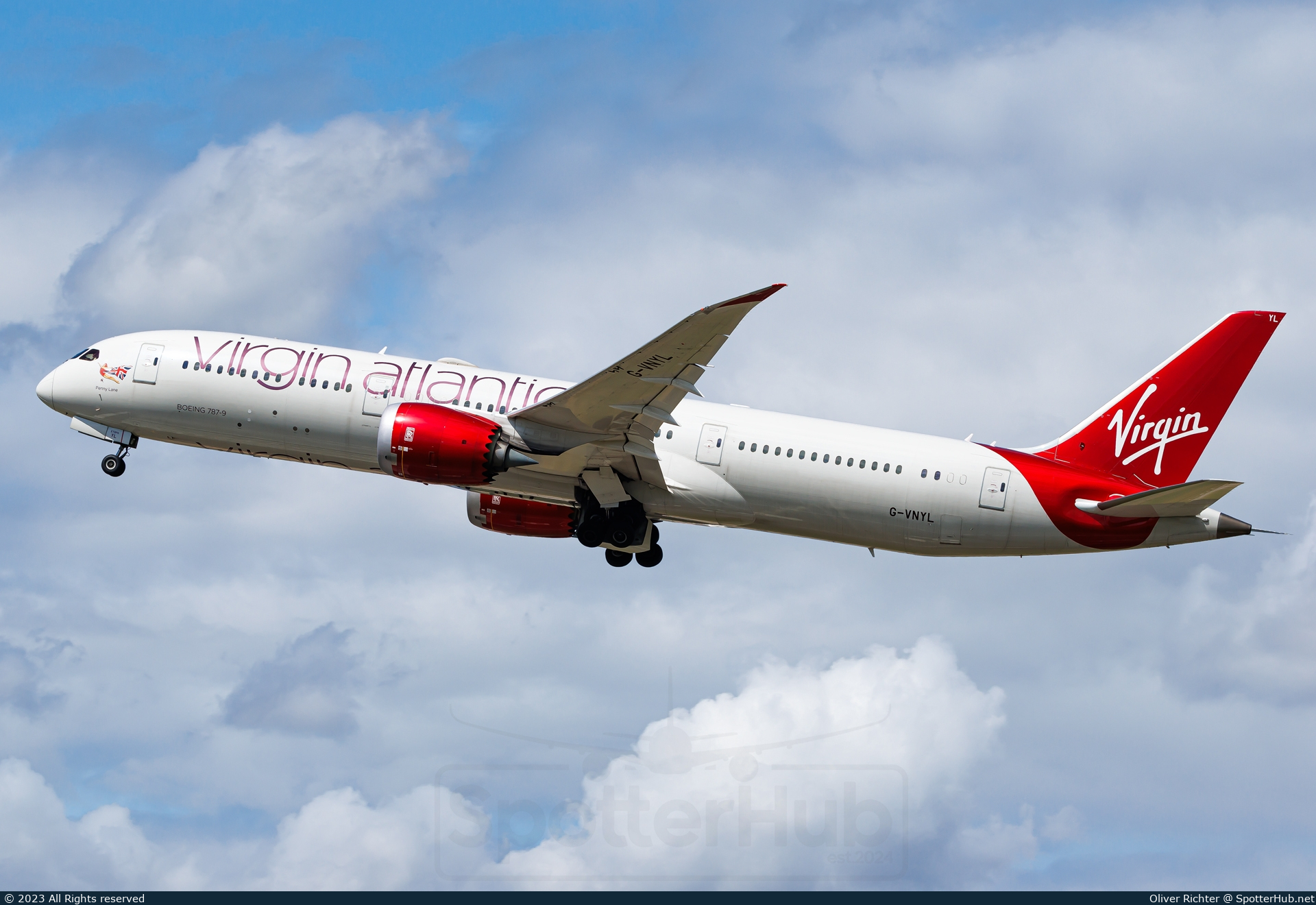 Photo of G-VNYL - Boeing 787-9 Dreamliner operated by Virgin Atlantic Airways