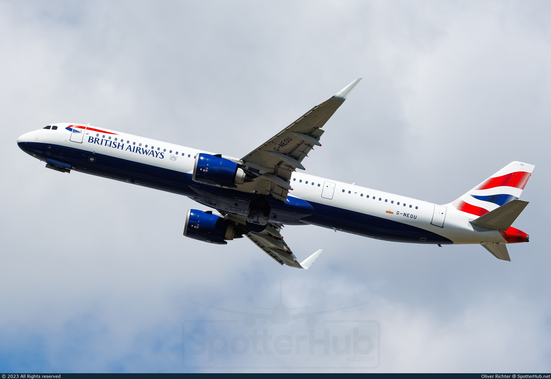 Photo of G-NEOU - Airbus A321-251NX operated by British Airways