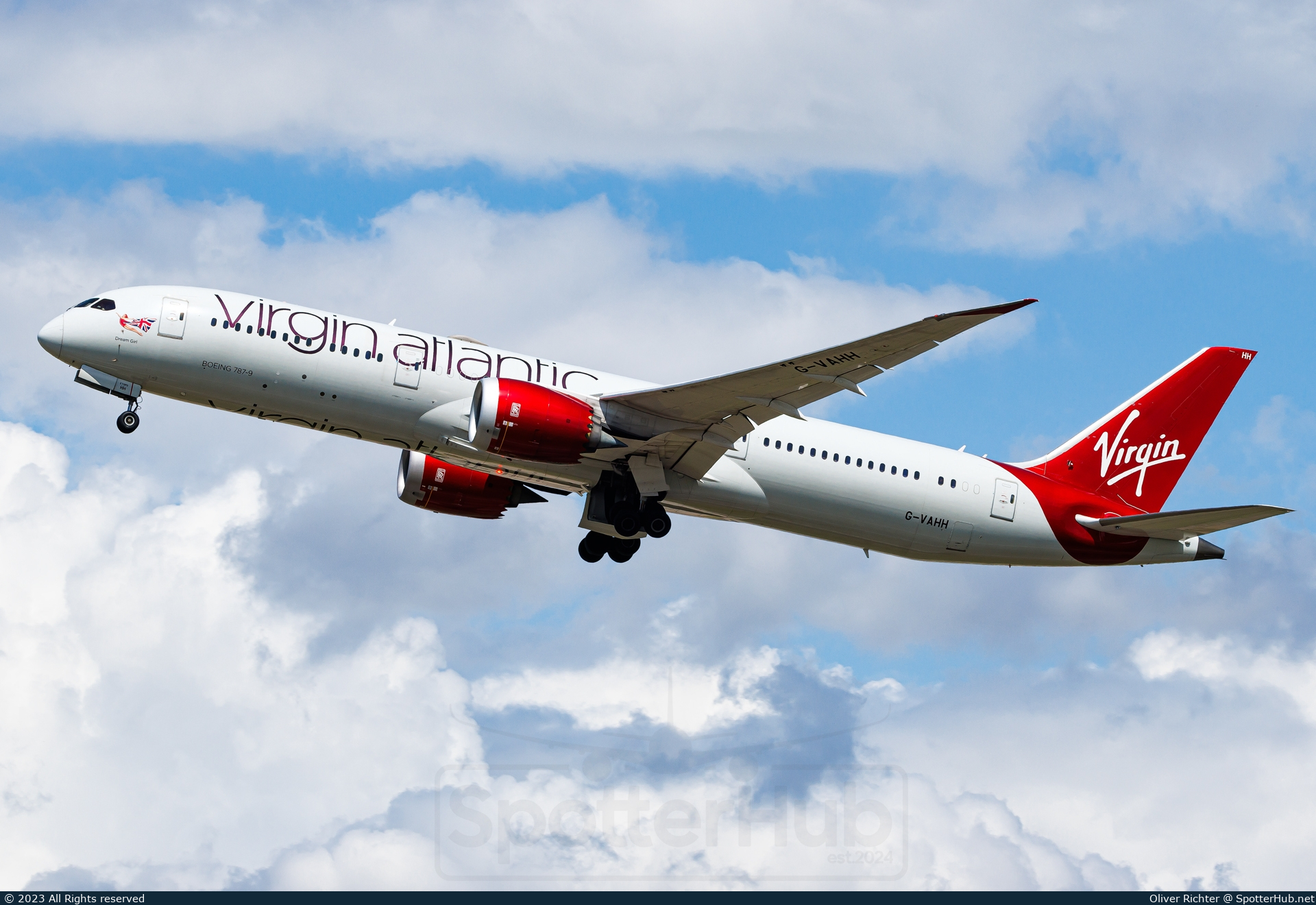 Photo of G-VAHH - Boeing 787-9 Dreamliner operated by Virgin Atlantic Airways