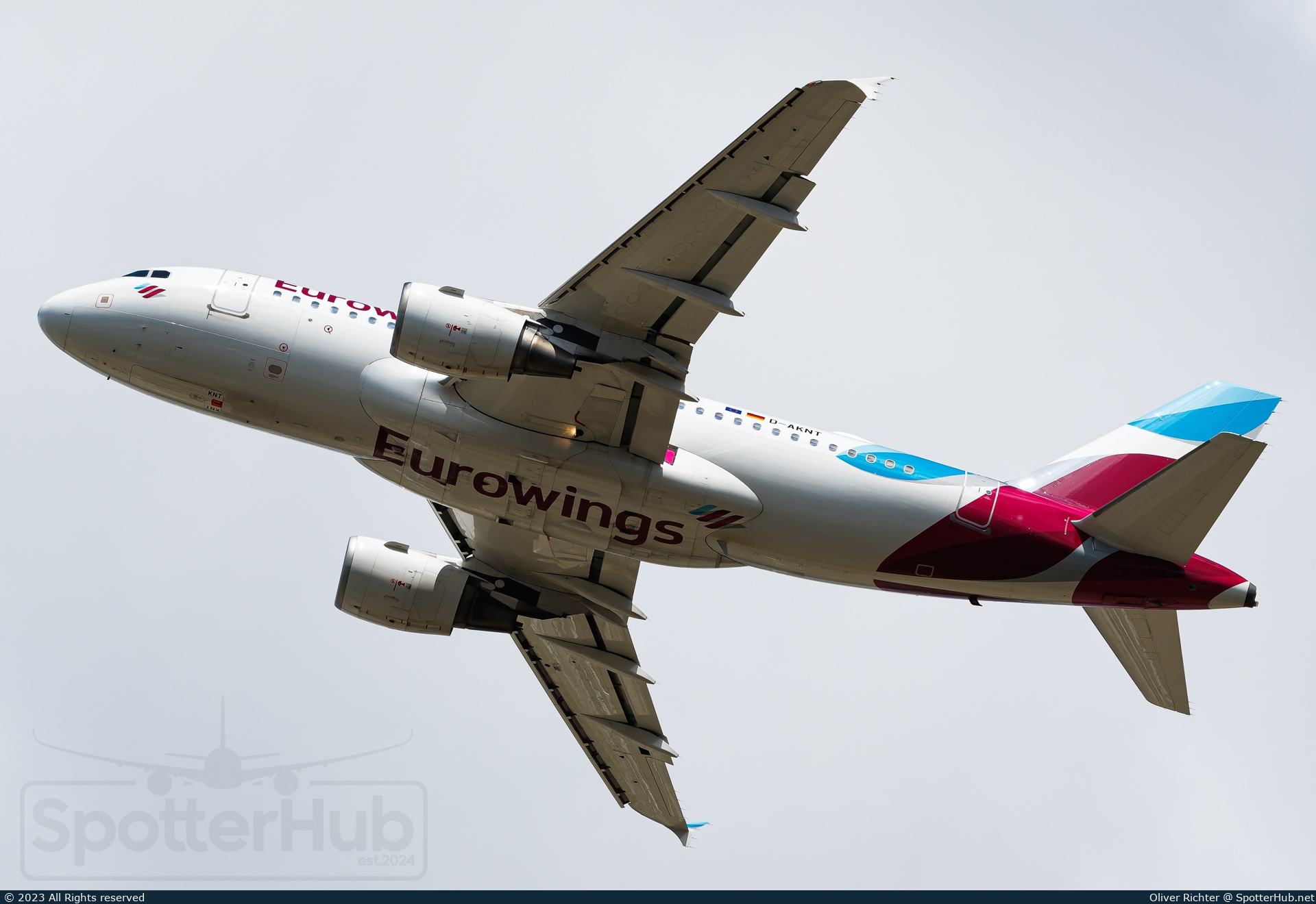 Photo of D-AKNT - Airbus A319-112 operated by Eurowings