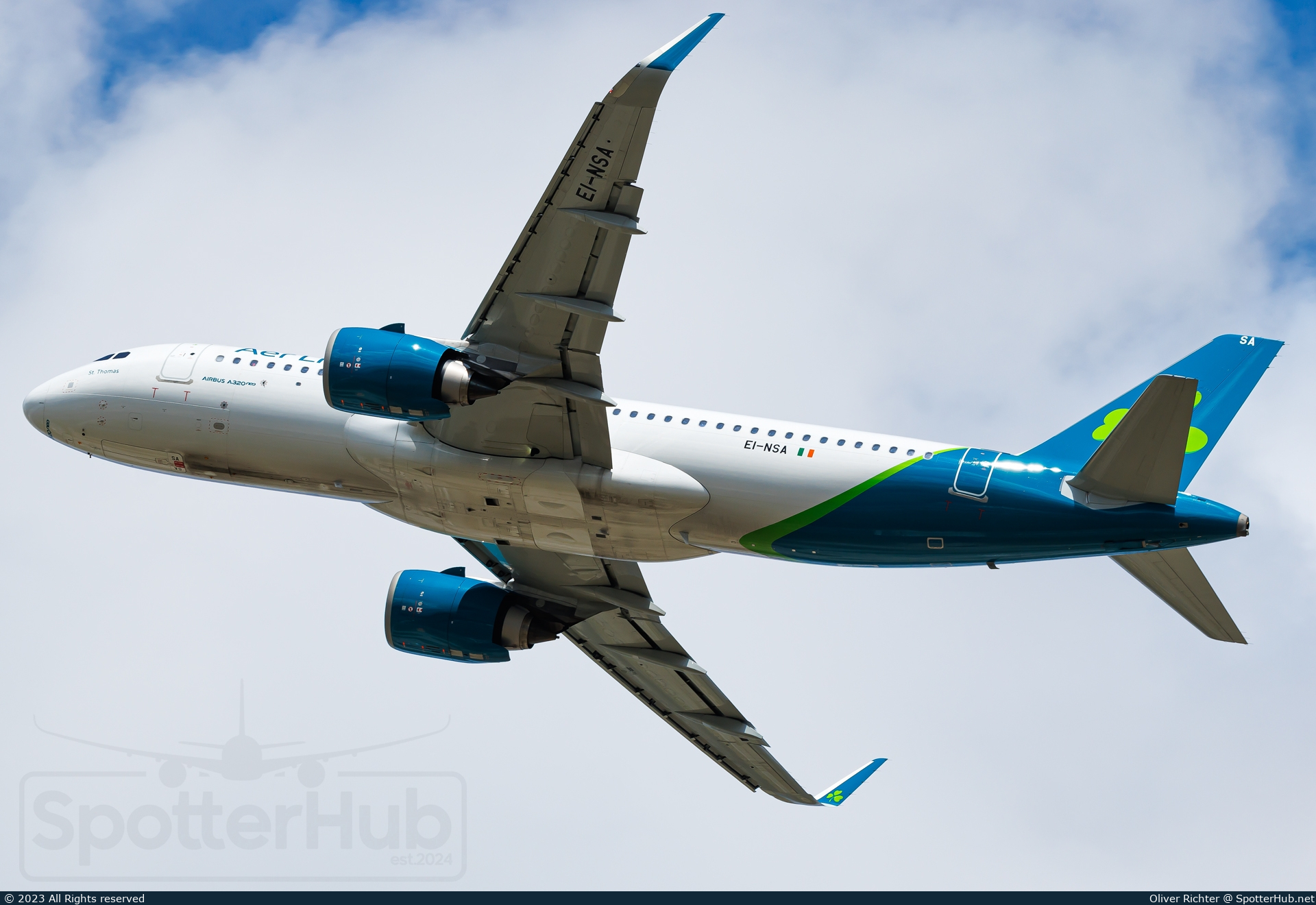 Photo of EI-NSA - Airbus A320-251N operated by Aer Lingus