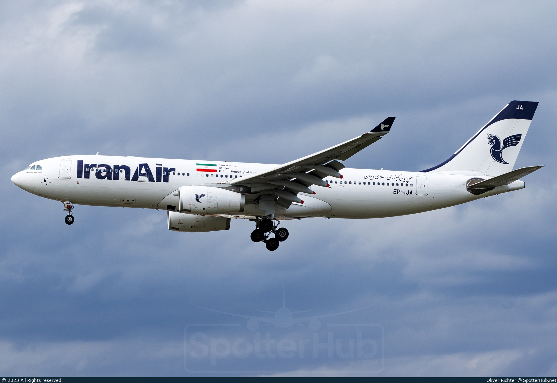 Photo of EP-IJA - Airbus A330-243 operated by Iran Air