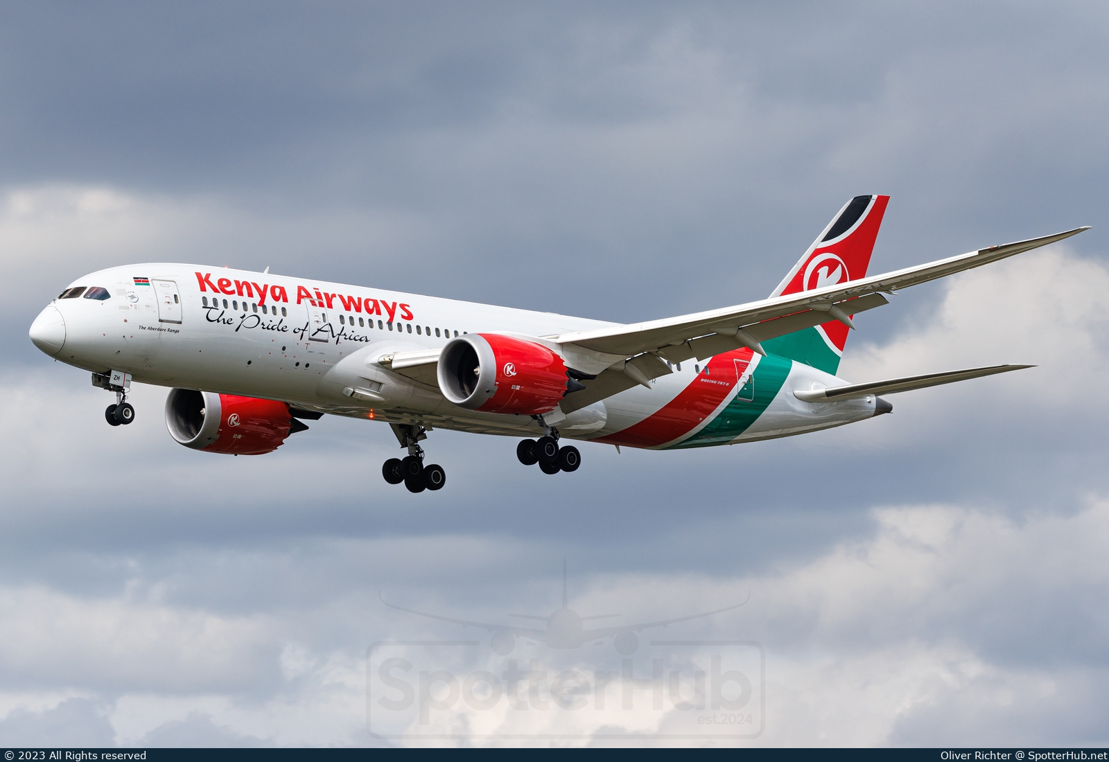 Photo of 5Y-KZH - Boeing 787-8 Dreamliner operated by Kenya Airways