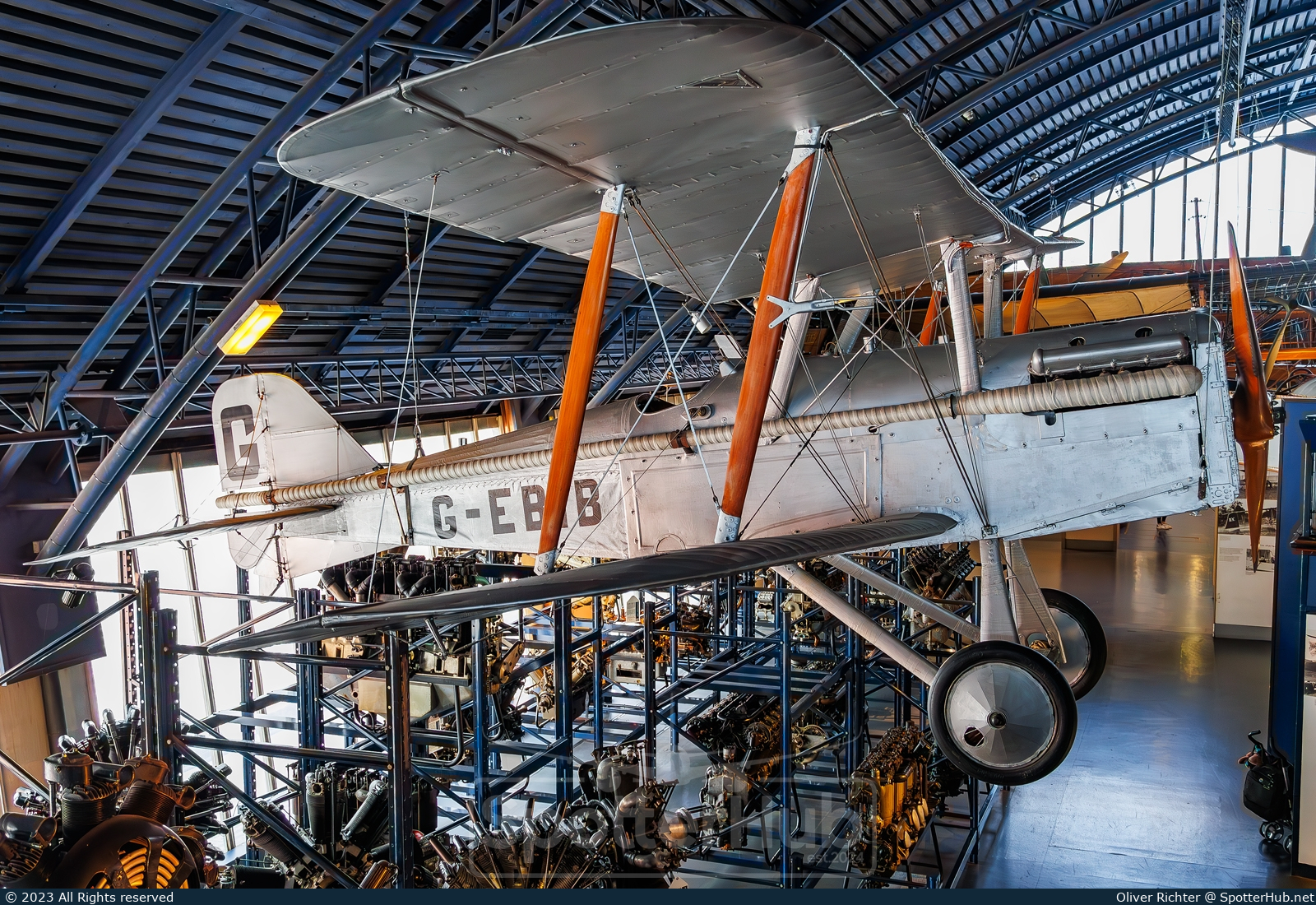 Photo of G-EBIB - Royal Aircraft Factory S.E.5a operated by London Science Museum