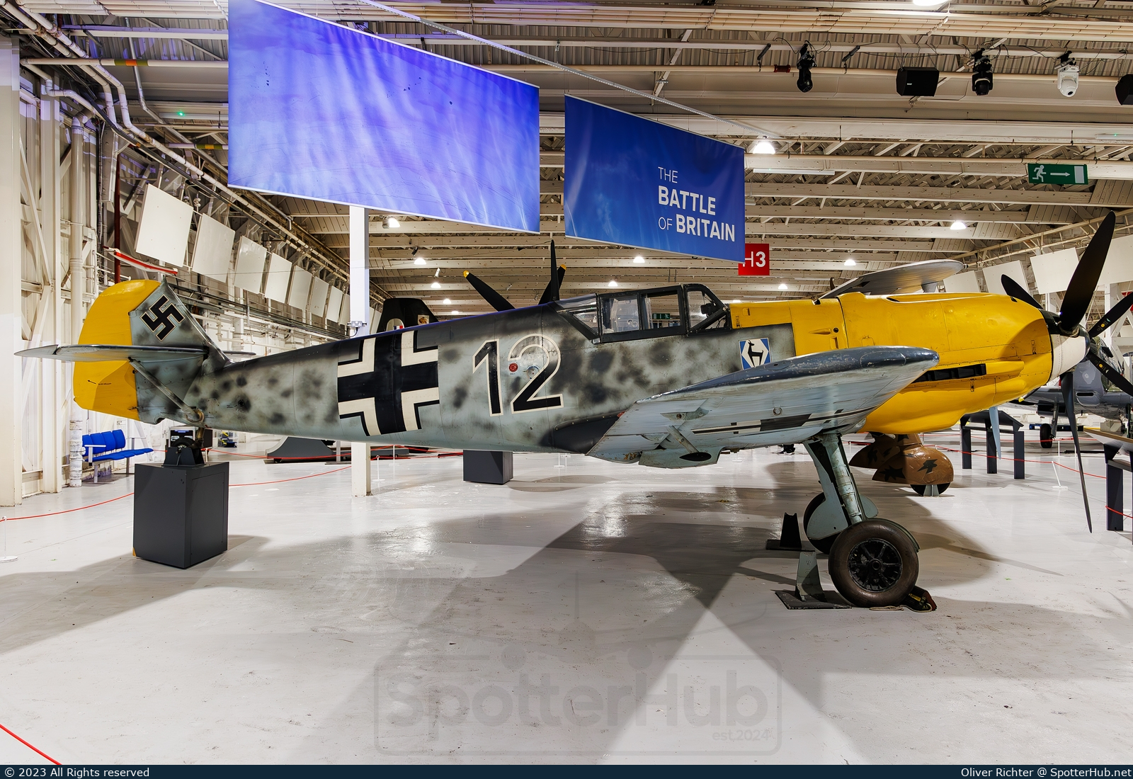 Photo of 12 - Messerschmitt Bf 109E-4 operated by German Air Force