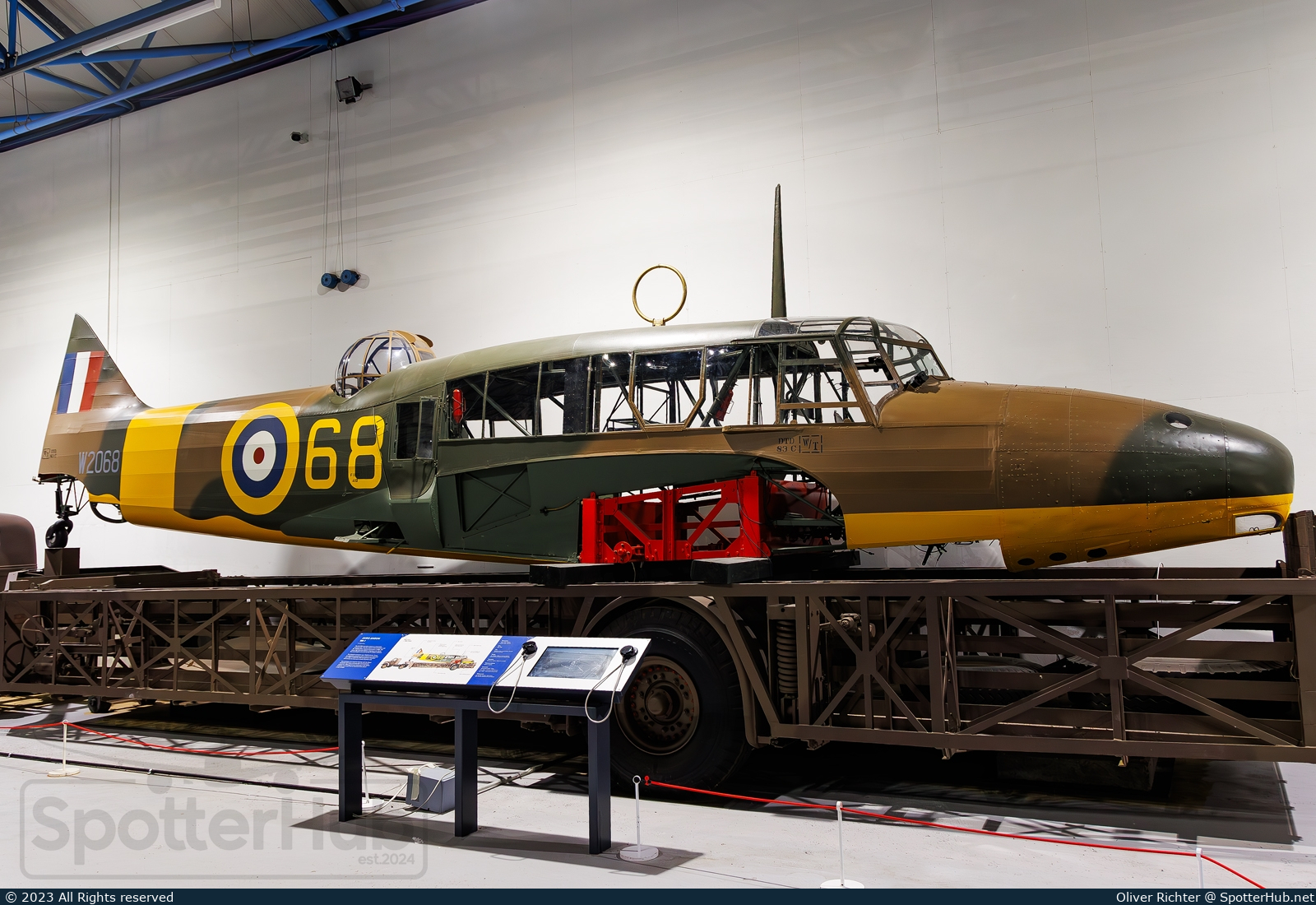 Photo of W2068 - Avro 652 Anson Mk.I operated by Royal Air Force