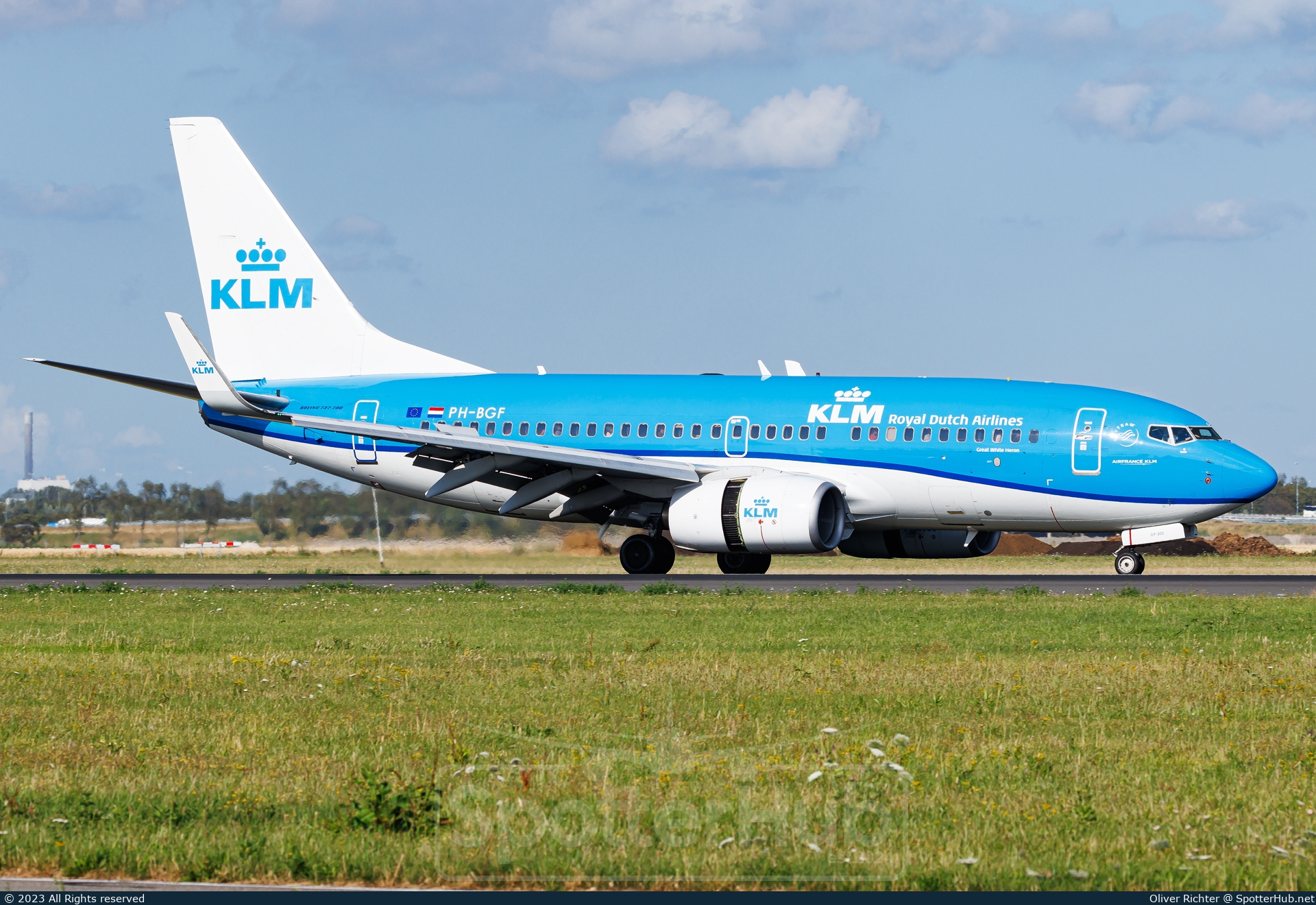 Photo of PH-BGF - Boeing 737-7K2 operated by KLM Royal Dutch Airlines