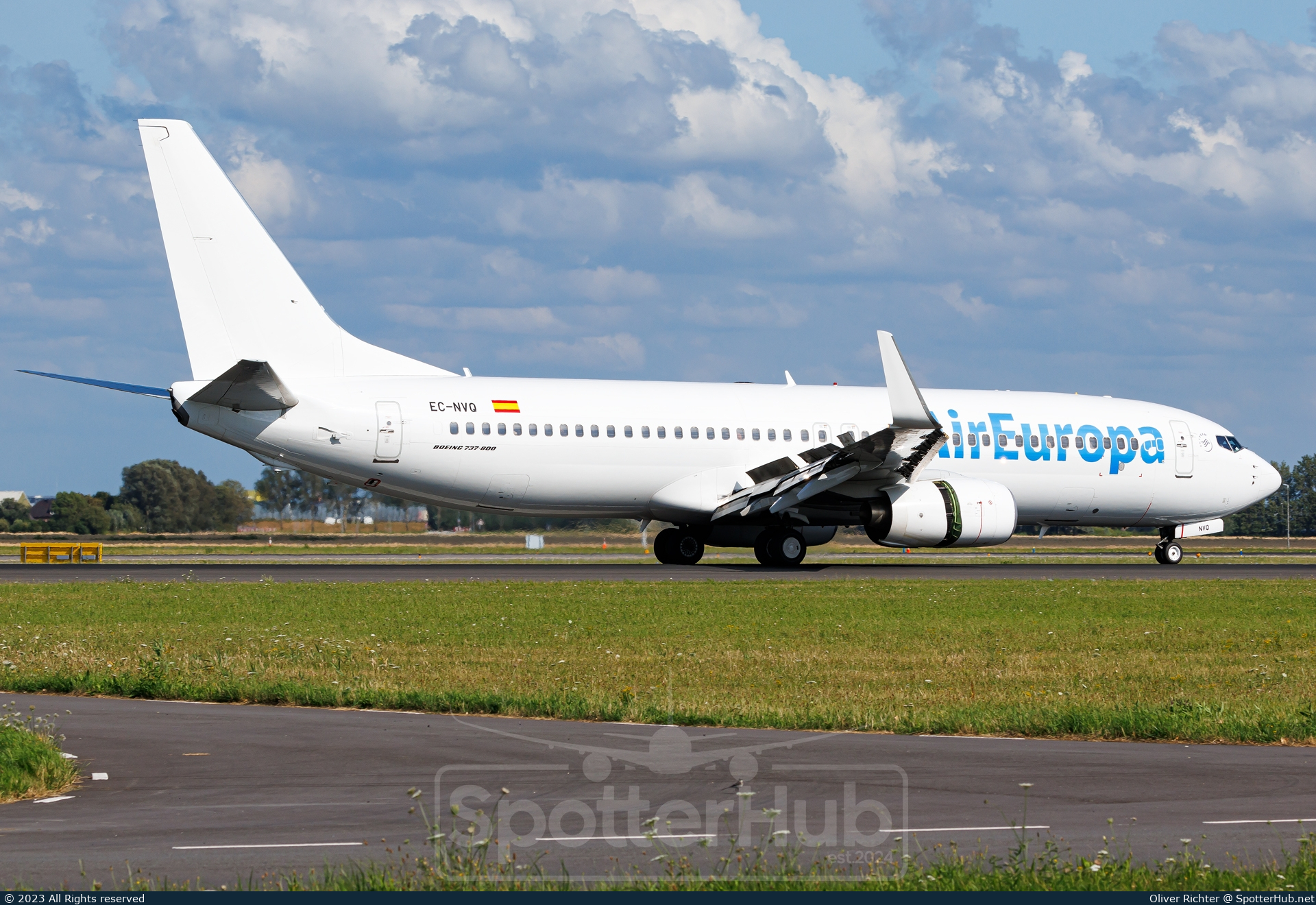 Photo of EC-NVQ - Boeing 737-8AS operated by Air Europa