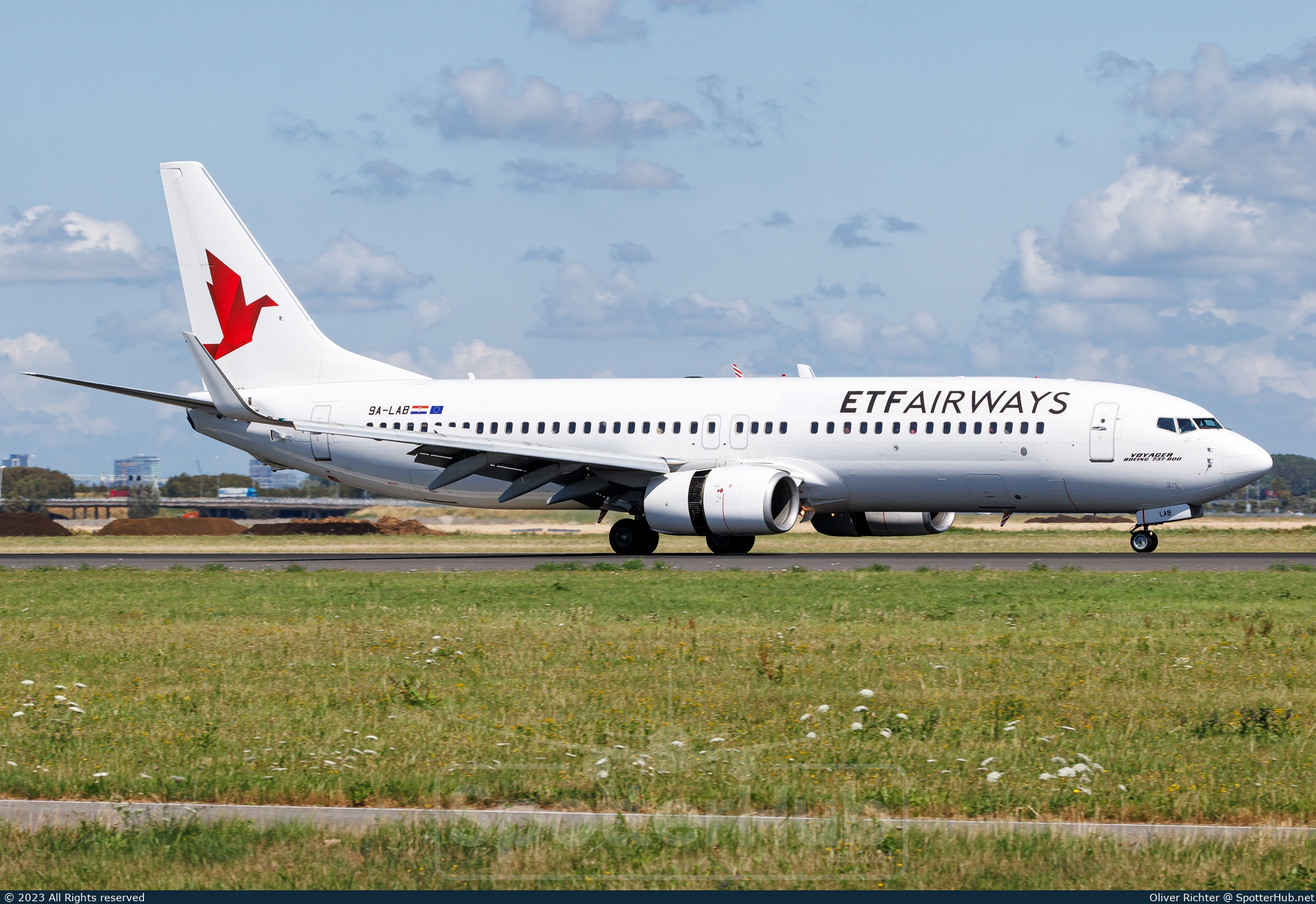 Photo of 9A-LAB - Boeing 737-8K5 operated by ETF Airways