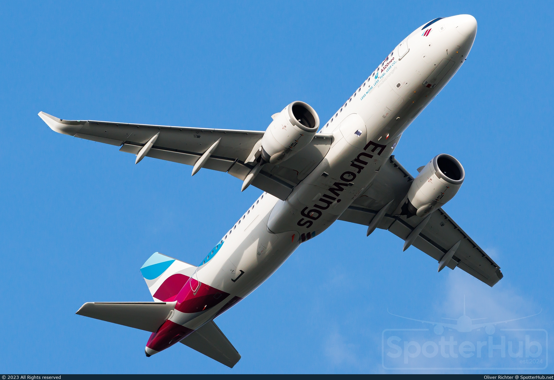 Photo of D-AENF - Airbus A320-251N operated by Eurowings