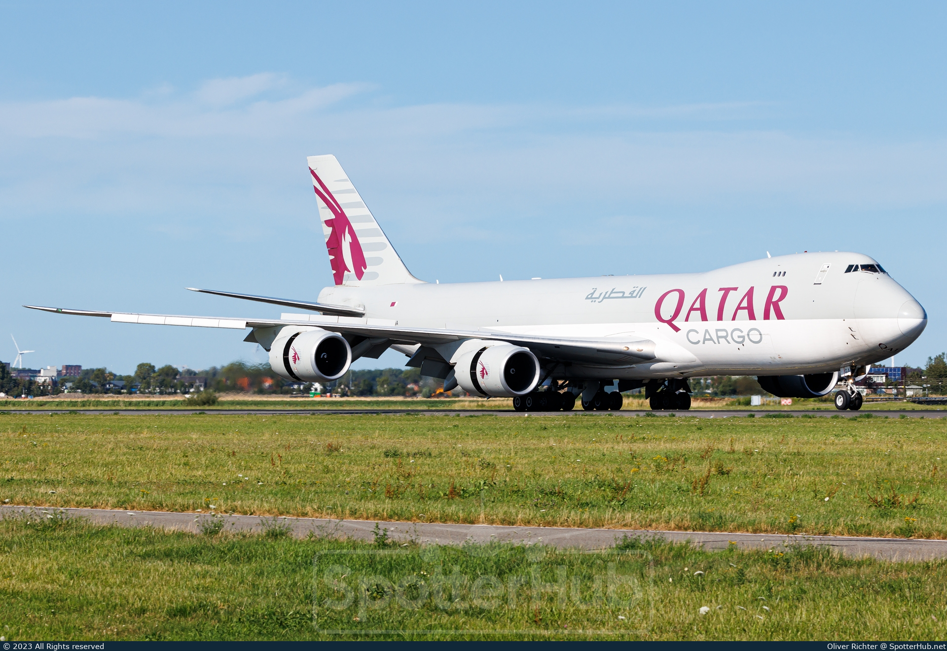 Photo of A7-BGA - Boeing 747-87UF operated by Qatar Airways Cargo