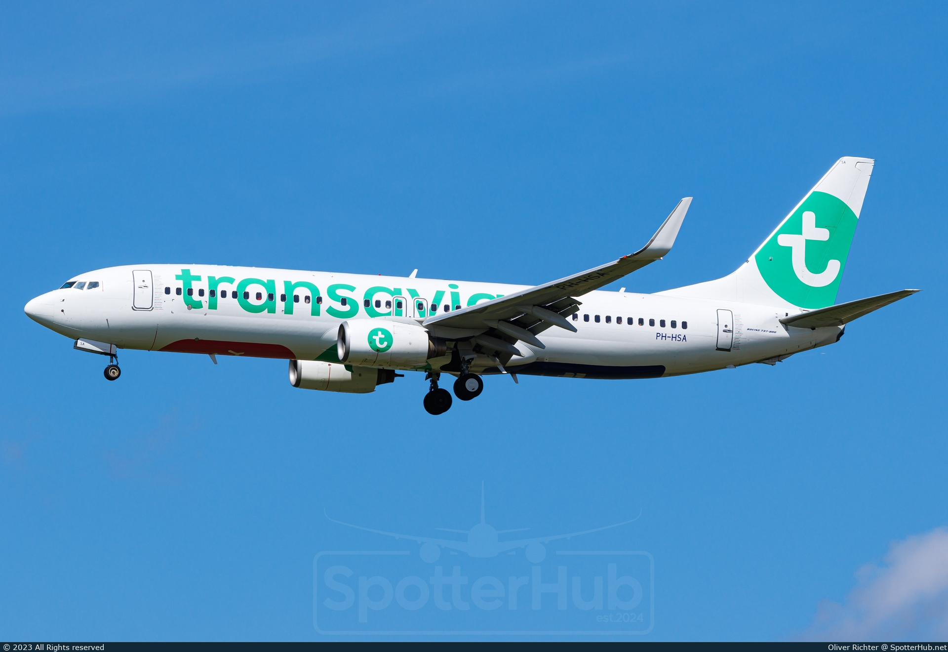 Photo of PH-HSA - Boeing 737-8K2 operated by Transavia