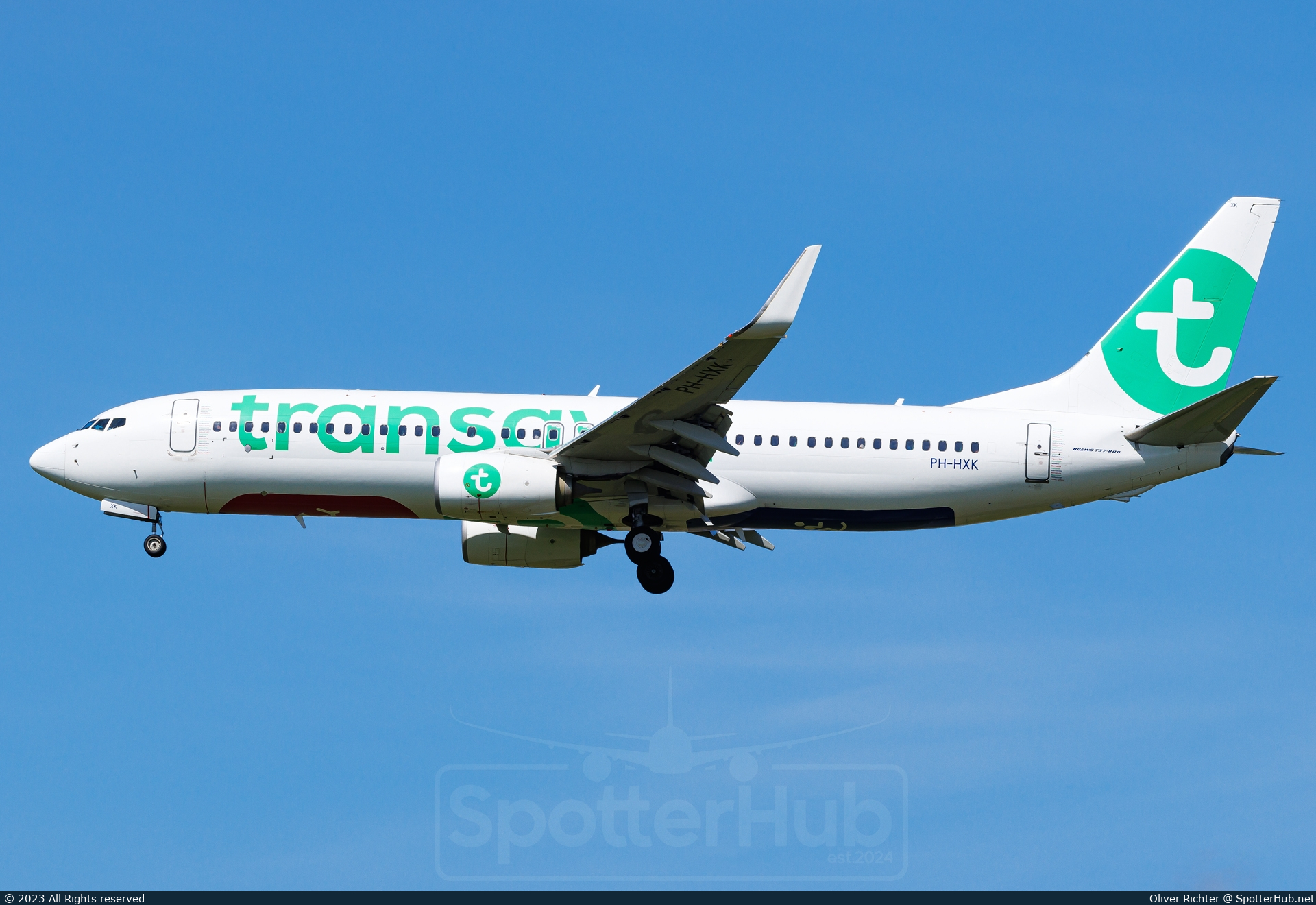 Photo of PH-HXK - Boeing 737-8K2 operated by Transavia