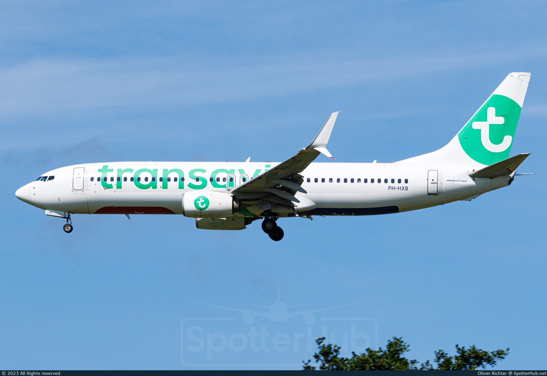 Photo of PH-HXB - Boeing 737-8K2 operated by Transavia