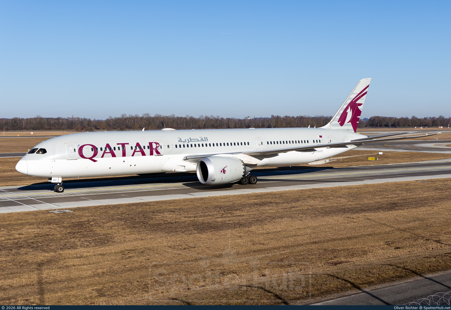 Photo of A7-BHC - Boeing 787-9 Dreamliner operated by Qatar Airways