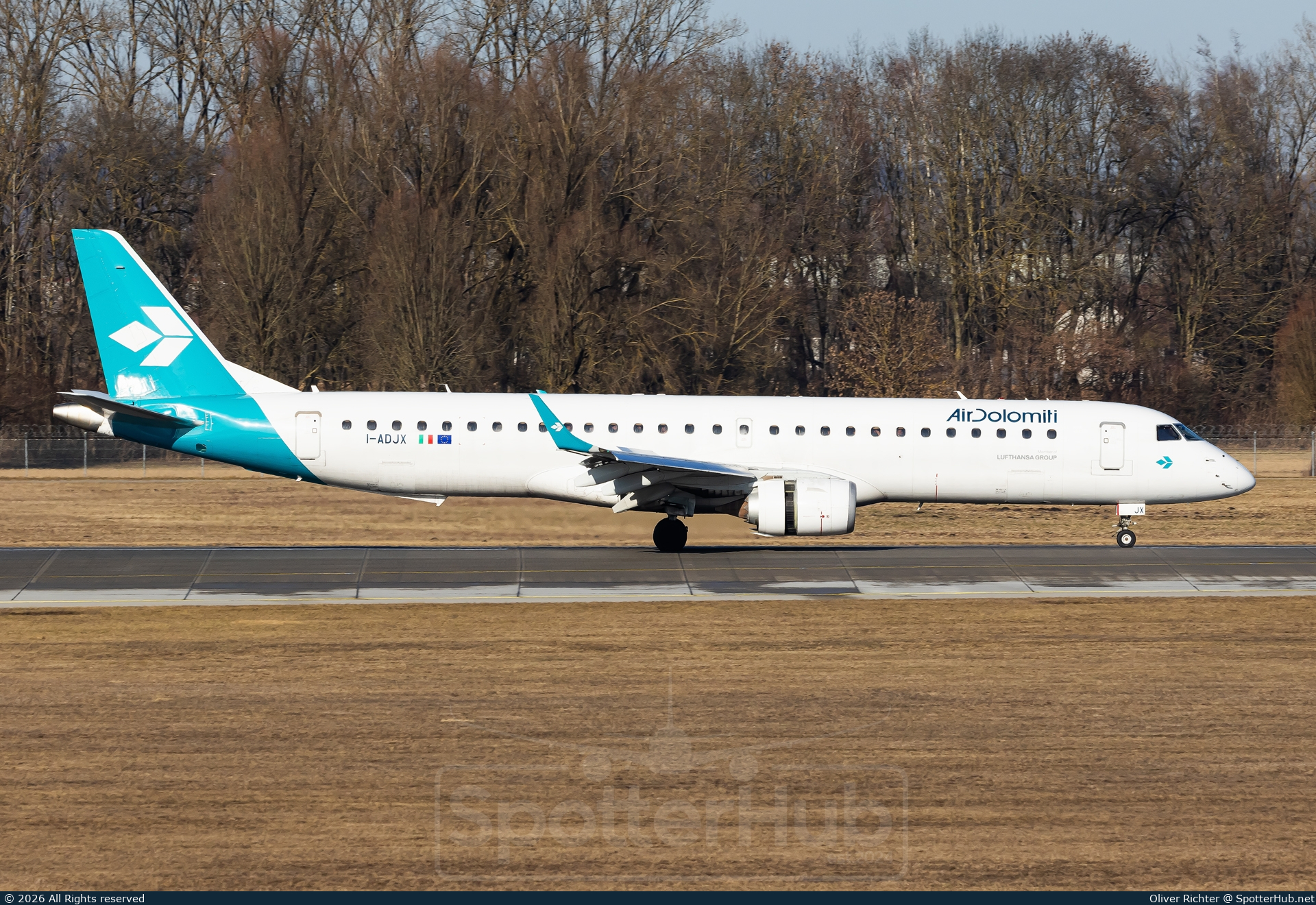 Photo of I-ADJX - Embraer ERJ-195LR operated by Air Dolomiti