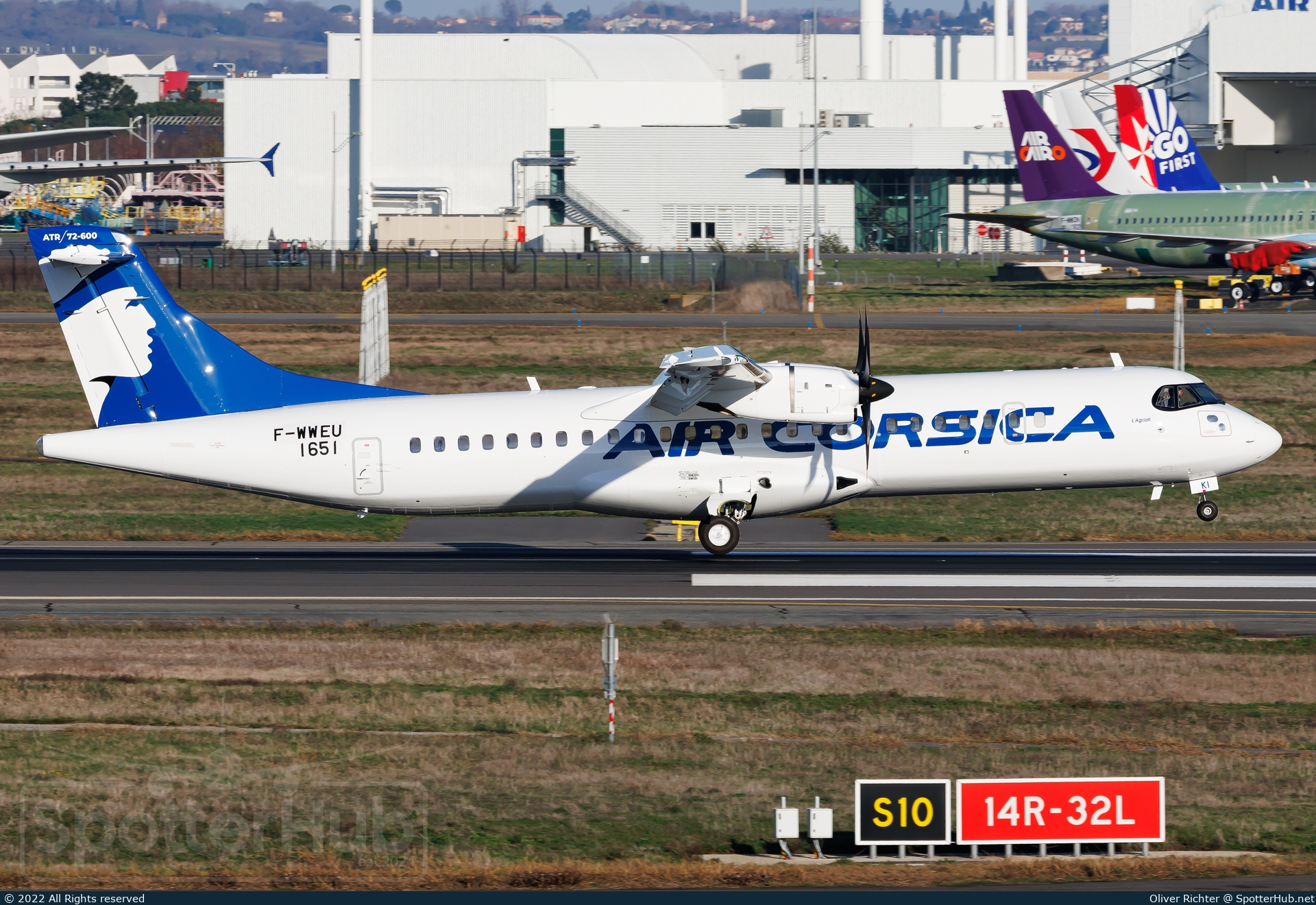 Photo of F-WWEU - ATR 72-600 operated by Air Corsica