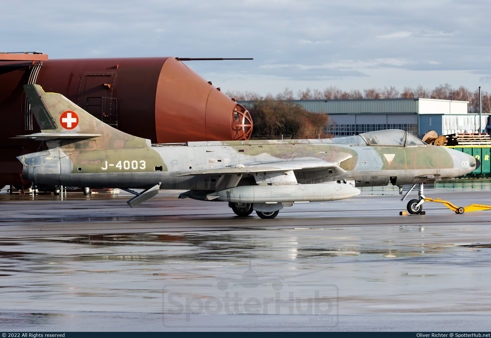 Photo of J-4003 - Hawker Hunter Mk.58 operated by Swiss Air Force