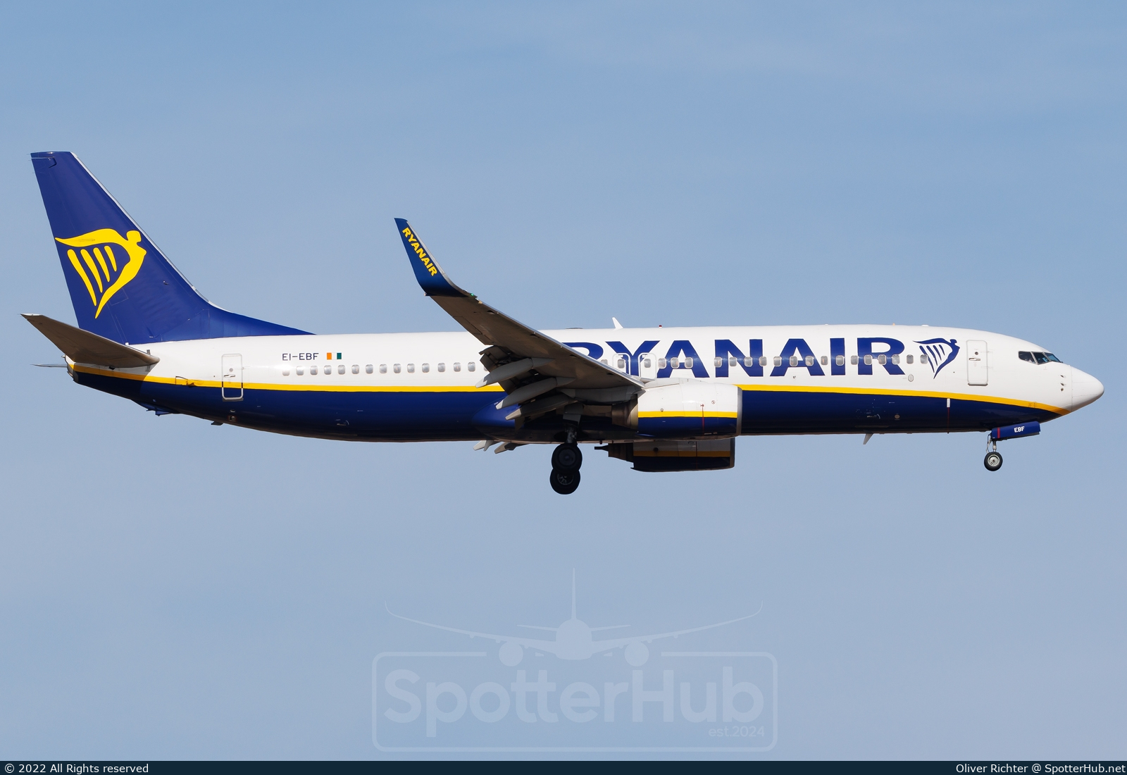Photo of EI-EBF - Boeing 737-8AS operated by Ryanair