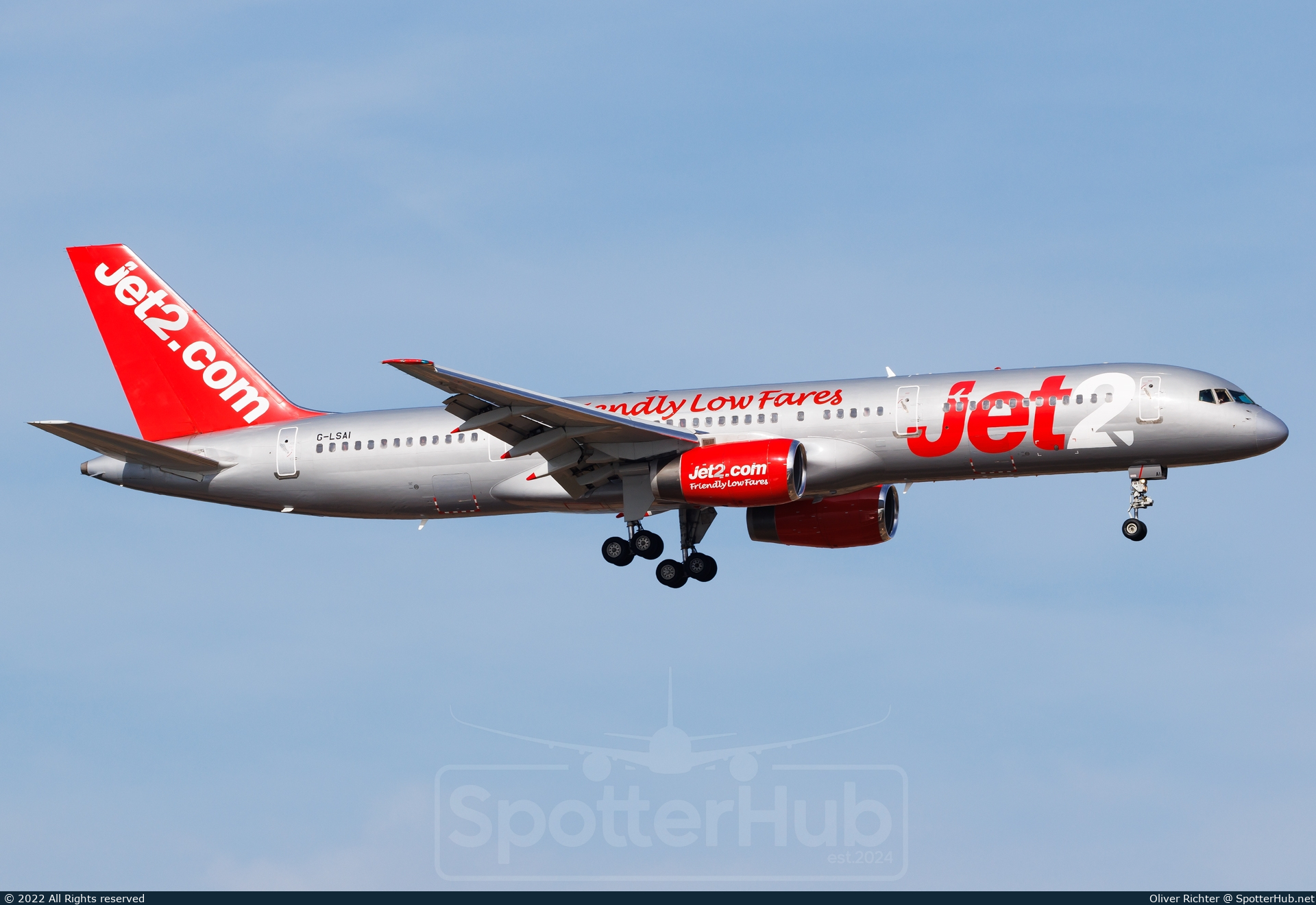 Photo of G-LSAI - Boeing 757-21B operated by Jet2