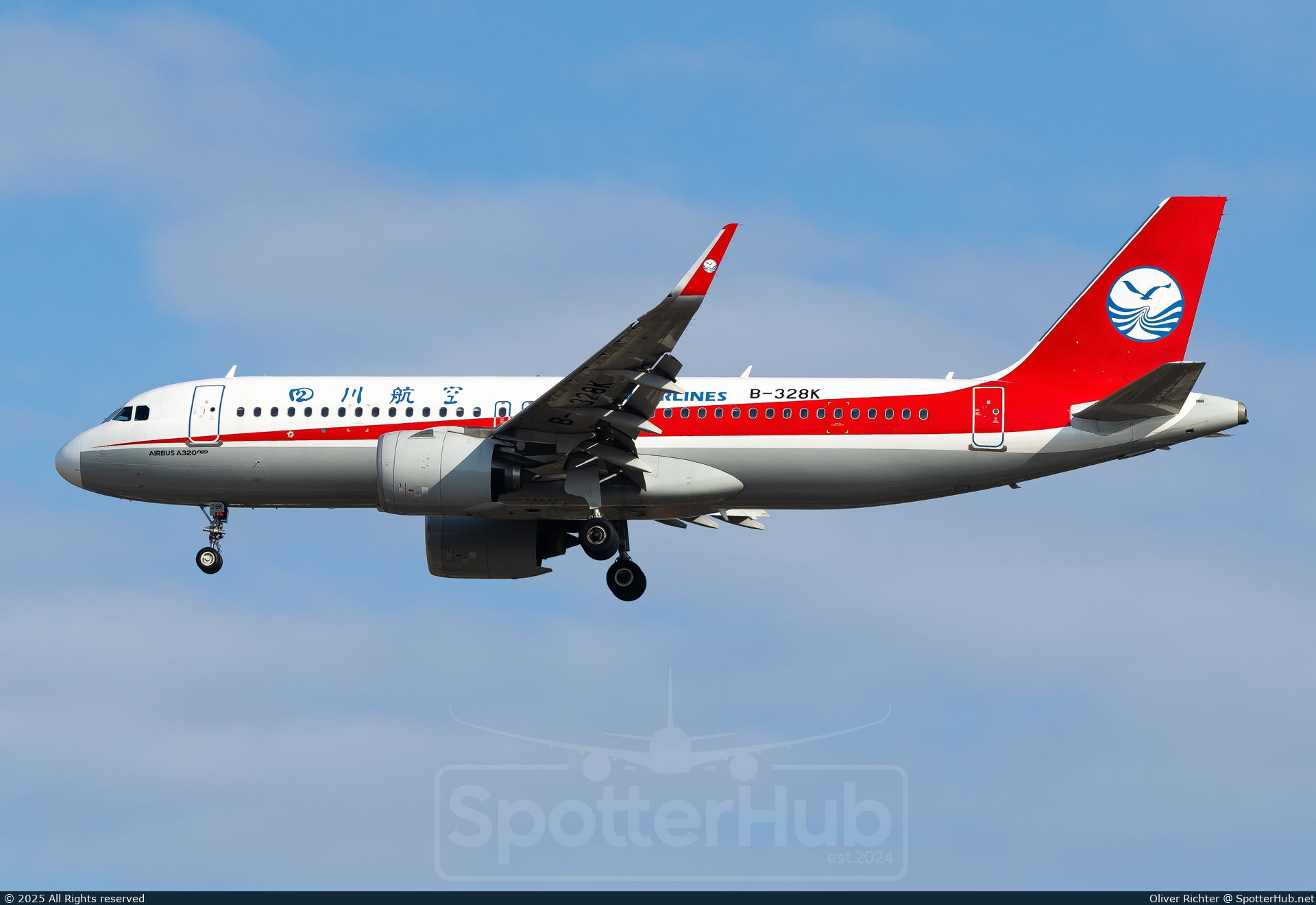 Photo of B-328K - Airbus A320-271N operated by Sichuan Airlines
