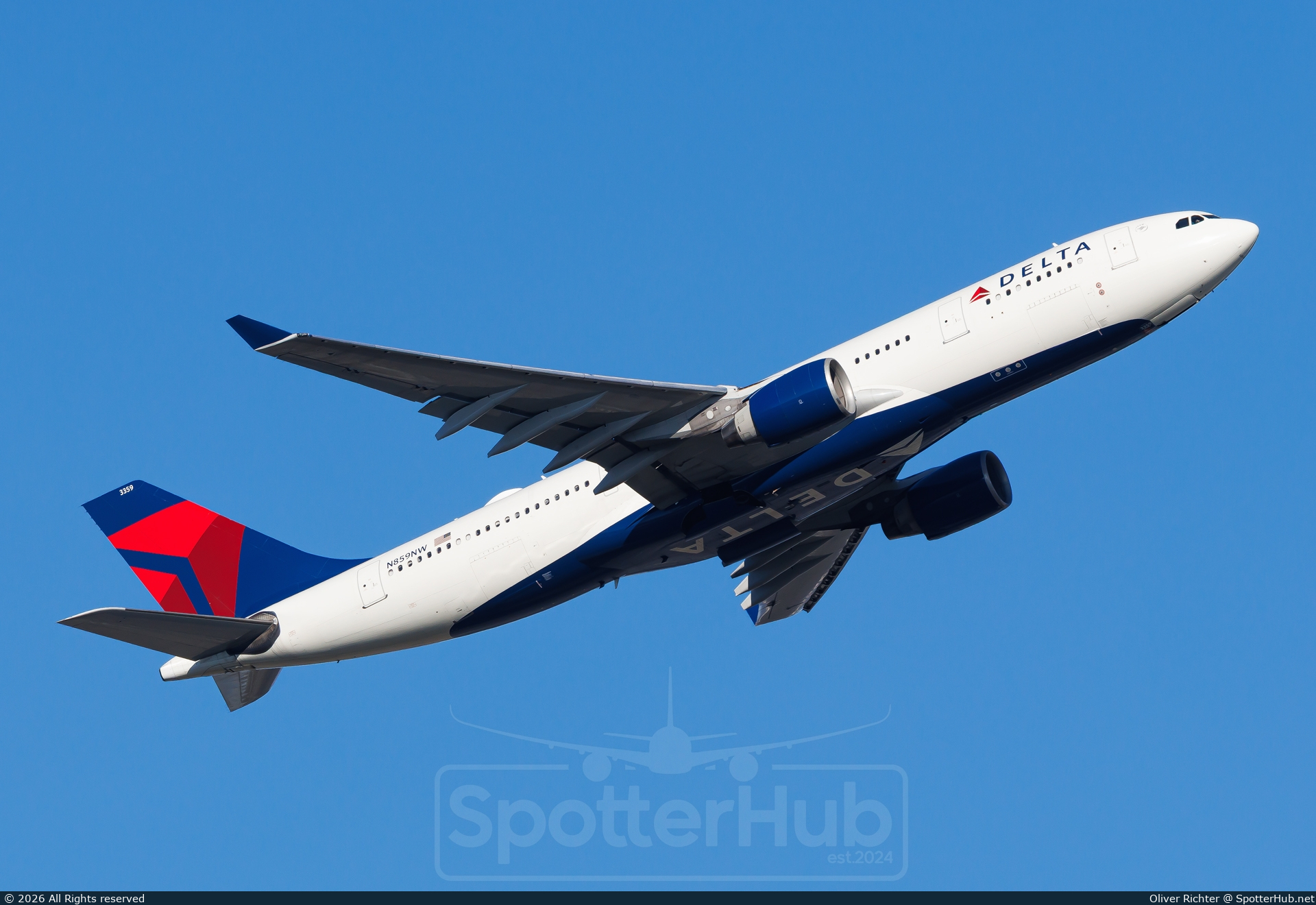 Photo of N859NW - Airbus A330-223 operated by Delta Air Lines