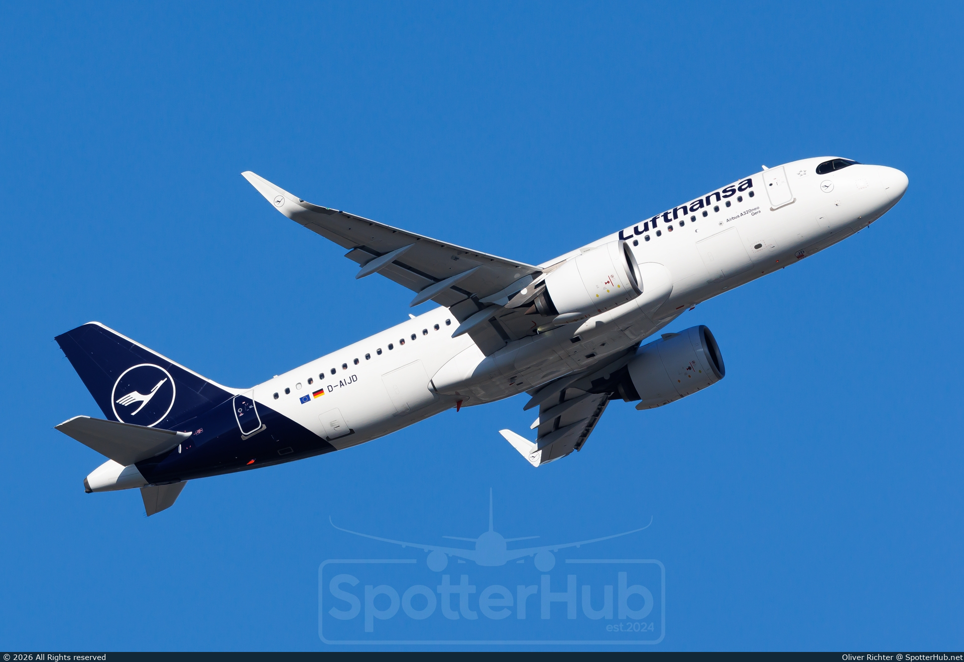 Photo of D-AIJD - Airbus A320-271N operated by Lufthansa