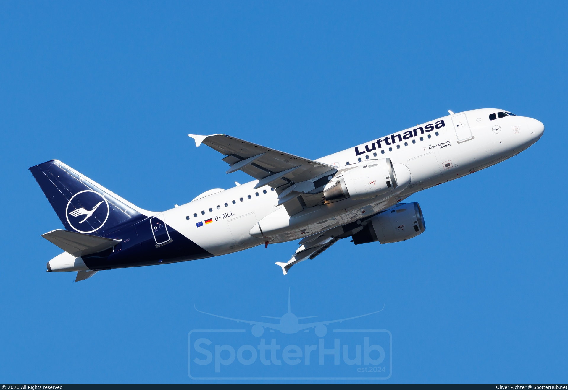 Photo of D-AILL - Airbus A319-114 operated by Lufthansa