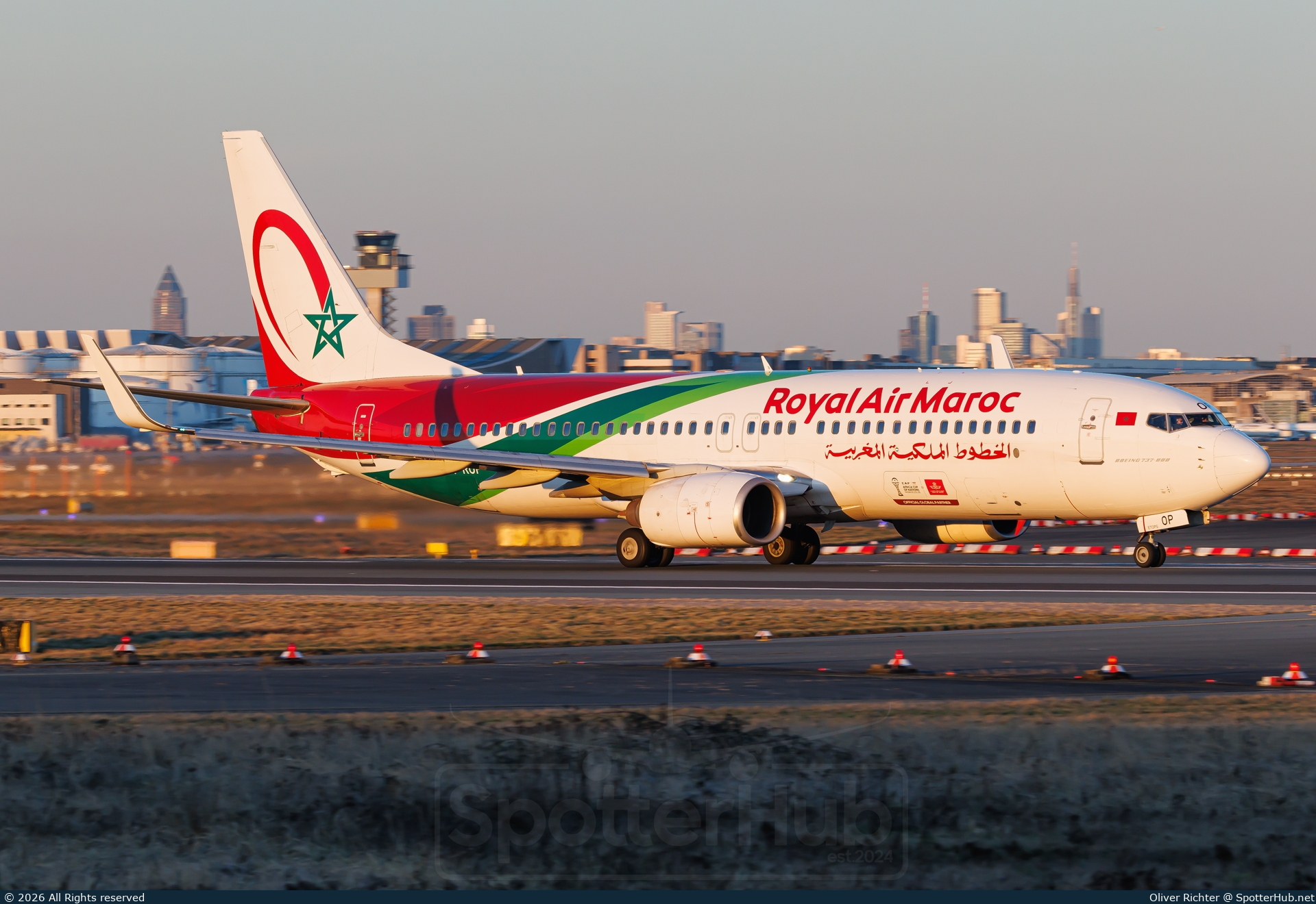 Photo of CN-ROP - Boeing 737-8B6 operated by Royal Air Maroc