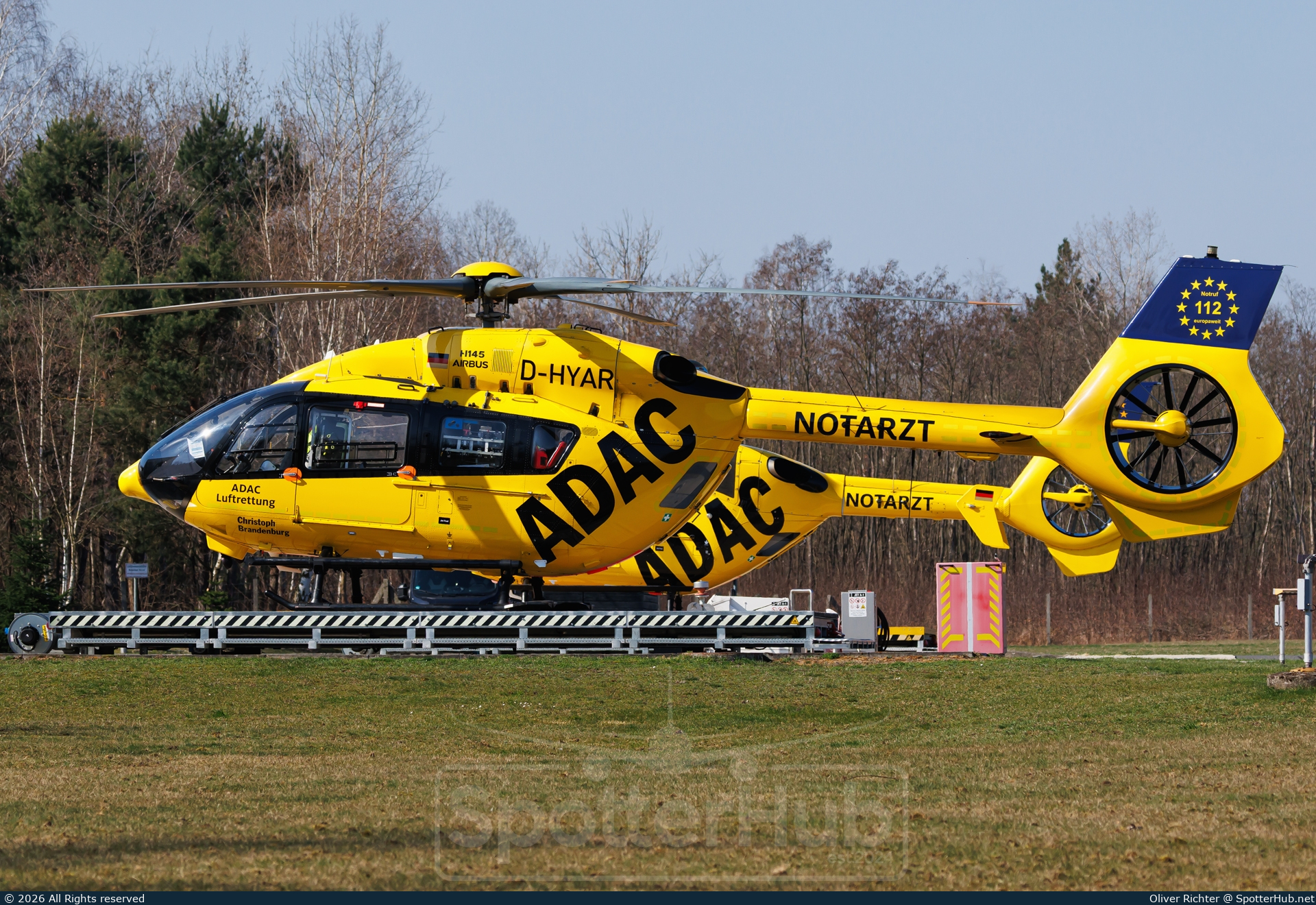 Photo of D-HYAR - Airbus Helicopters H145 at ADAC Heliport