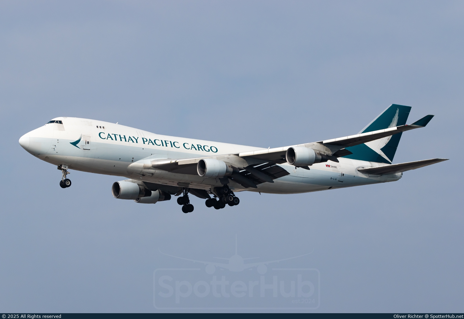 Photo of B-LIA - Boeing 747-467F(ER) operated by Cathay Pacific Cargo