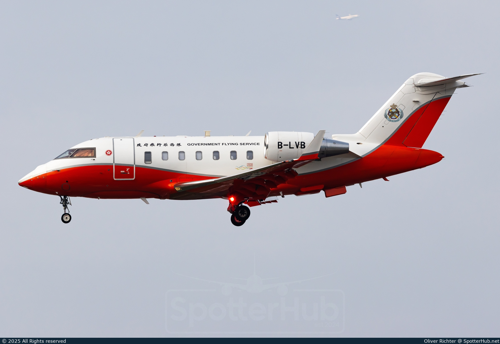 Photo of B-LVB - Bombardier Challenger 605 operated by Hong Kong Government Flying Service