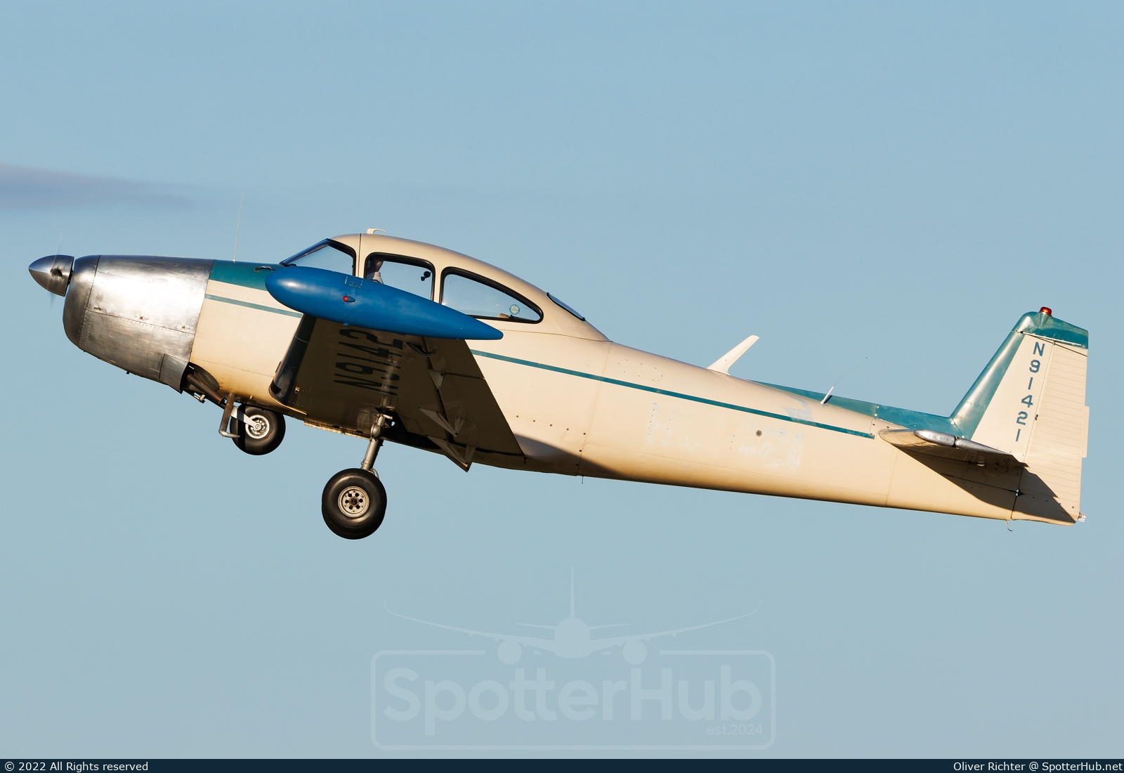 Photo of N91421 - North American NA-145 Navion operated by Private
