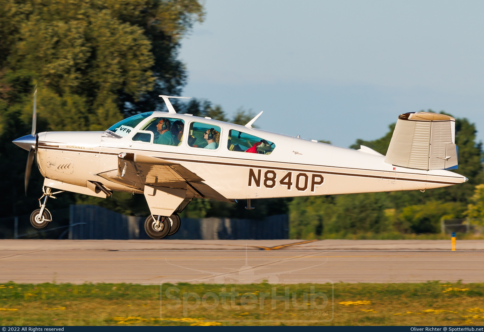 Photo of N840P - Beechcraft V35A Bonanza operated by Private
