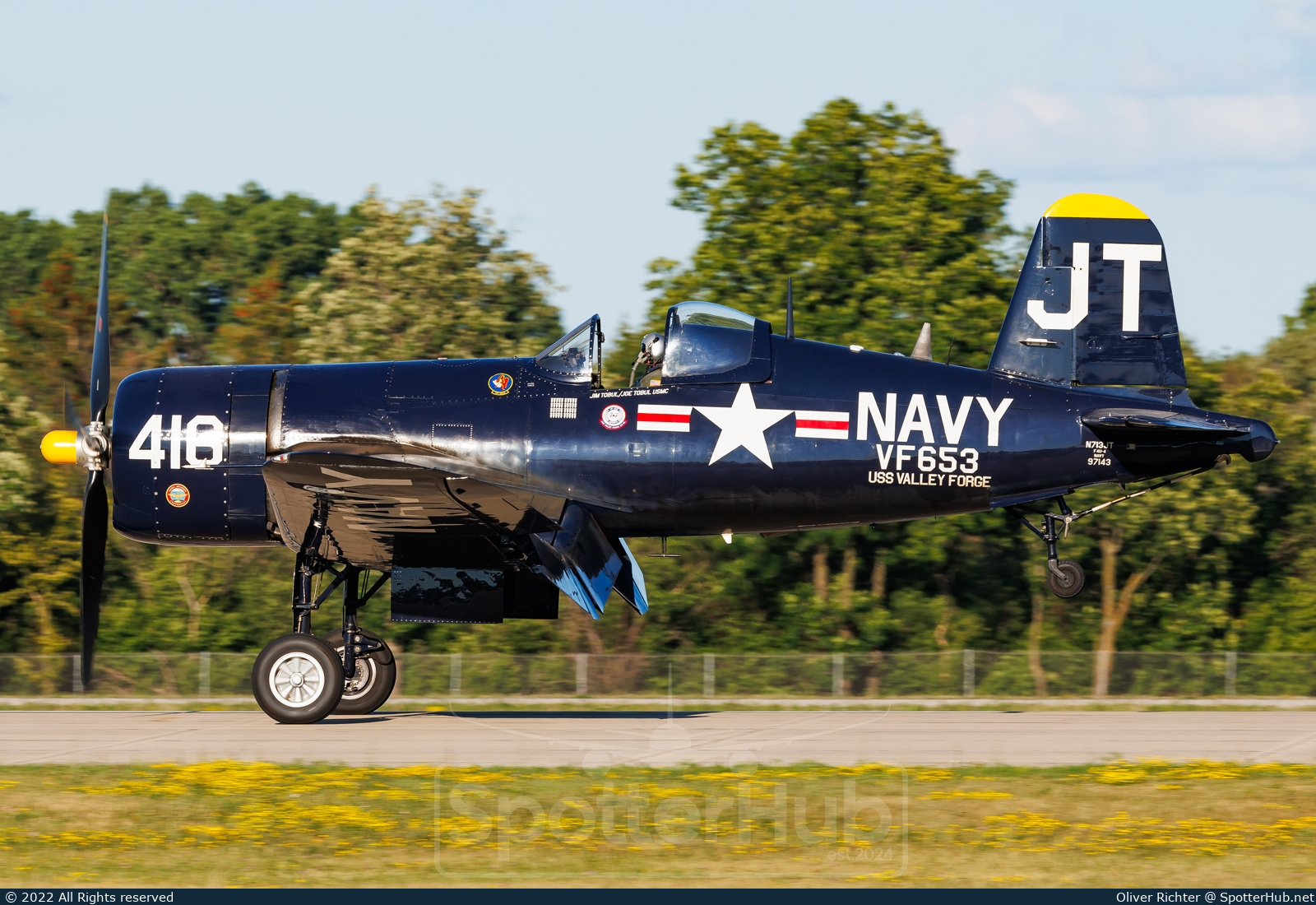 Photo of N713JT - Vought F4U-4 Corsair operated by Private