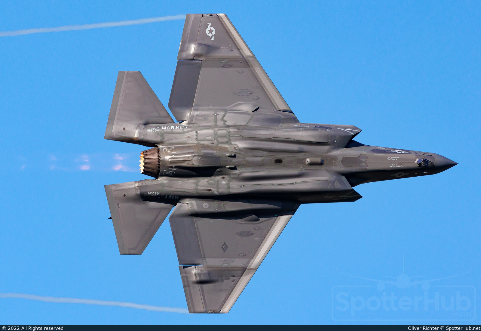 Photo of 169034 - Lockheed Martin F-35C Lightning II operated by US Navy