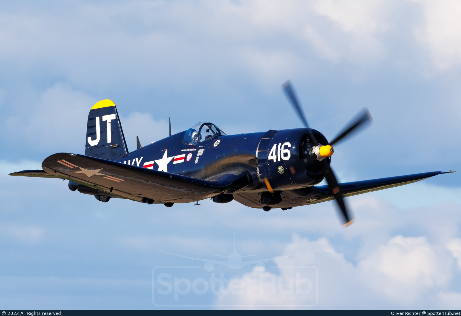 Photo of N713JT - Vought F4U-4 Corsair operated by Private
