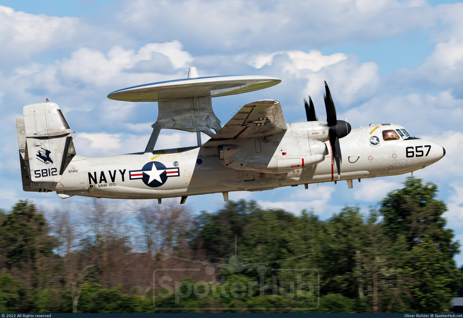 Photo of 165812 - Grumman E-2C Hawkeye operated by US Navy