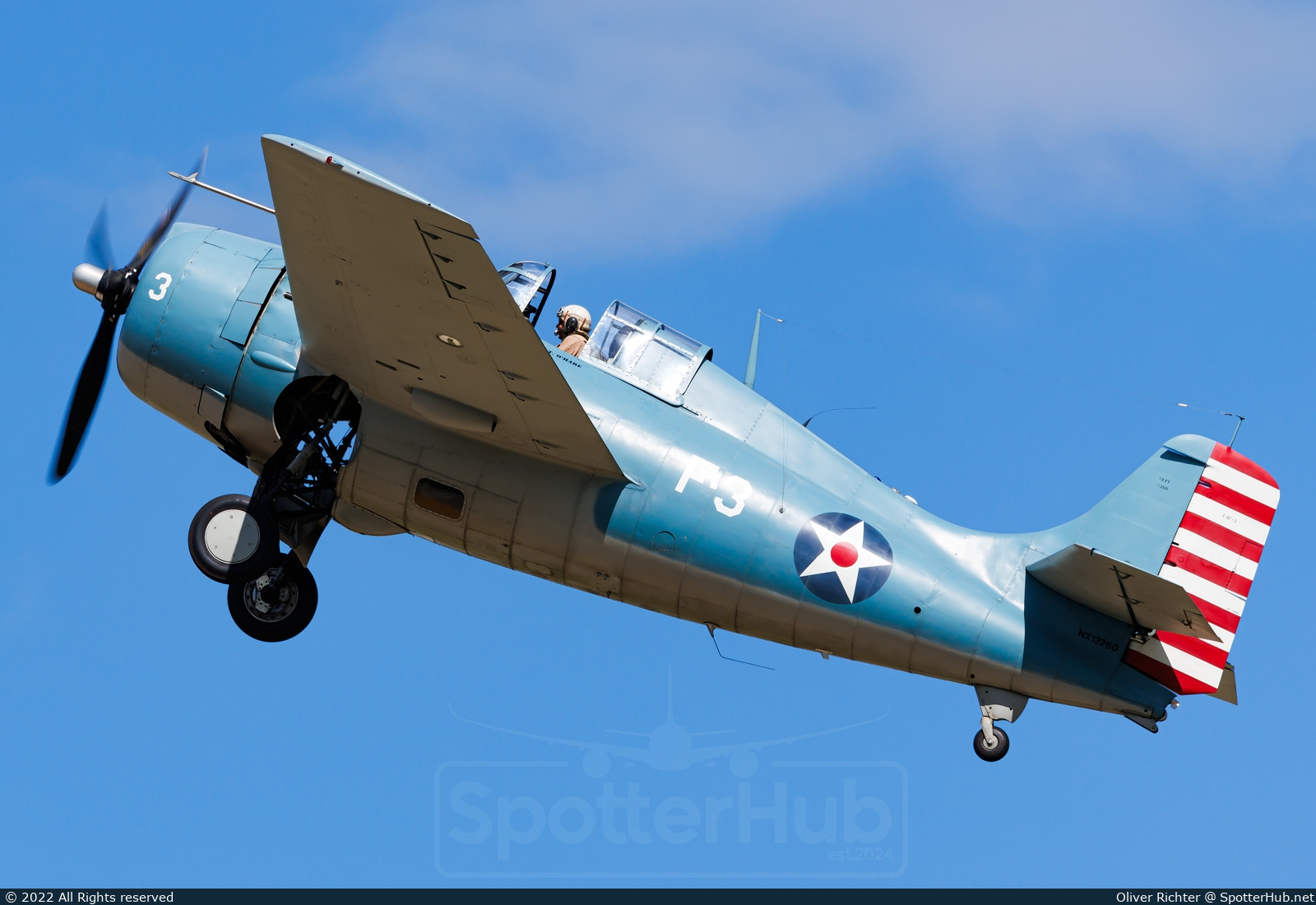 Photo of NX12260 - Grumman F4F-3 Wildcat operated by Lewis Air Legends