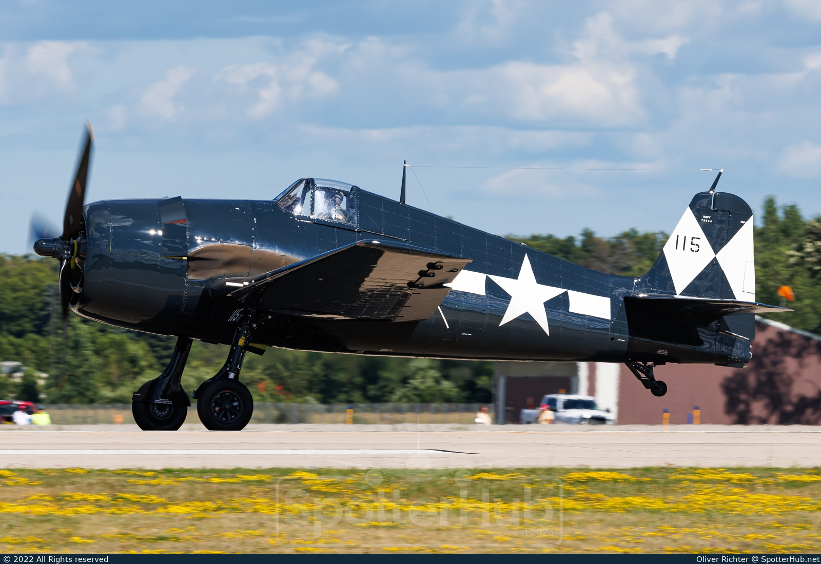 Photo of NX9265A - Grumman F6F-5 Hellcat operated by Lewis Air Legends