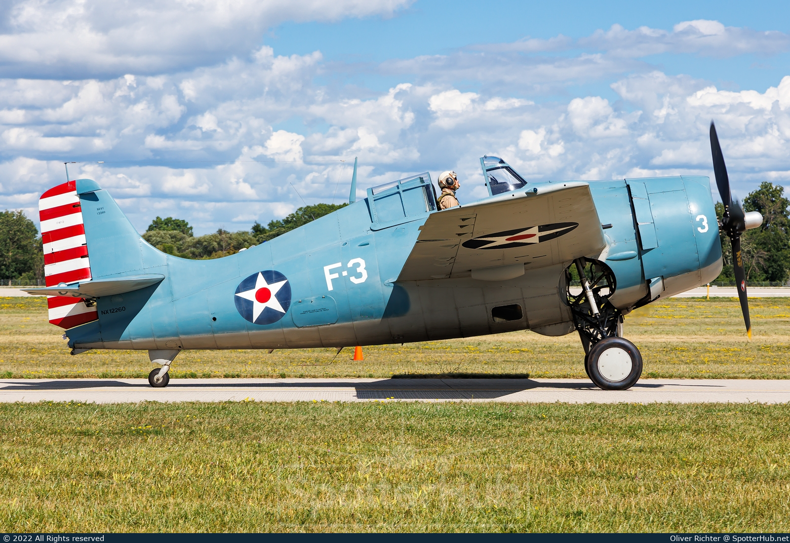 Photo of NX12260 - Grumman F4F-3 Wildcat operated by Lewis Air Legends