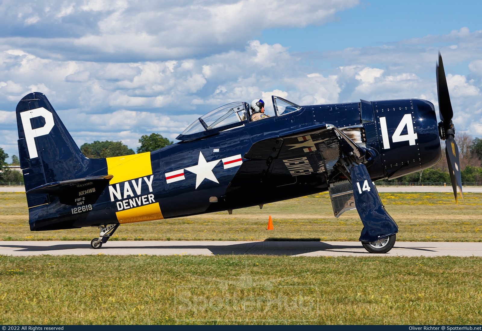 Photo of NX14WB - Grumman F8F-2 Bearcat operated by Lewis Air Legends
