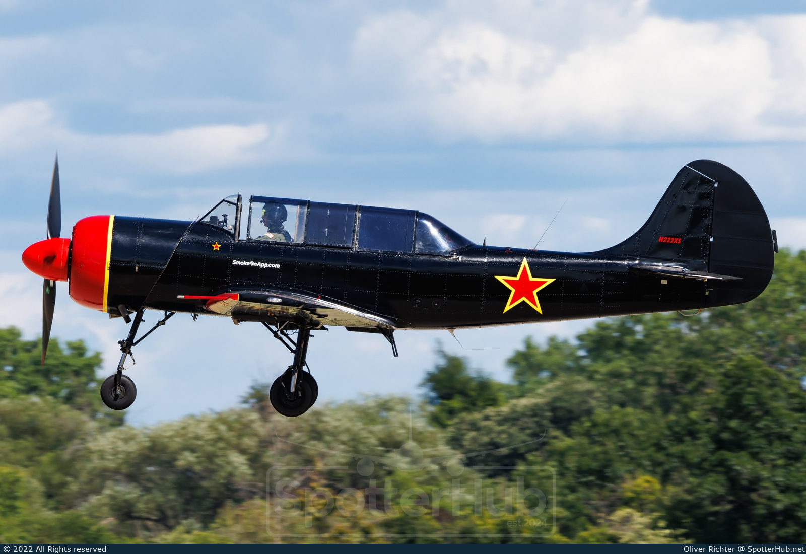 Photo of N222XS - Yakovlev Yak-52 operated by Private