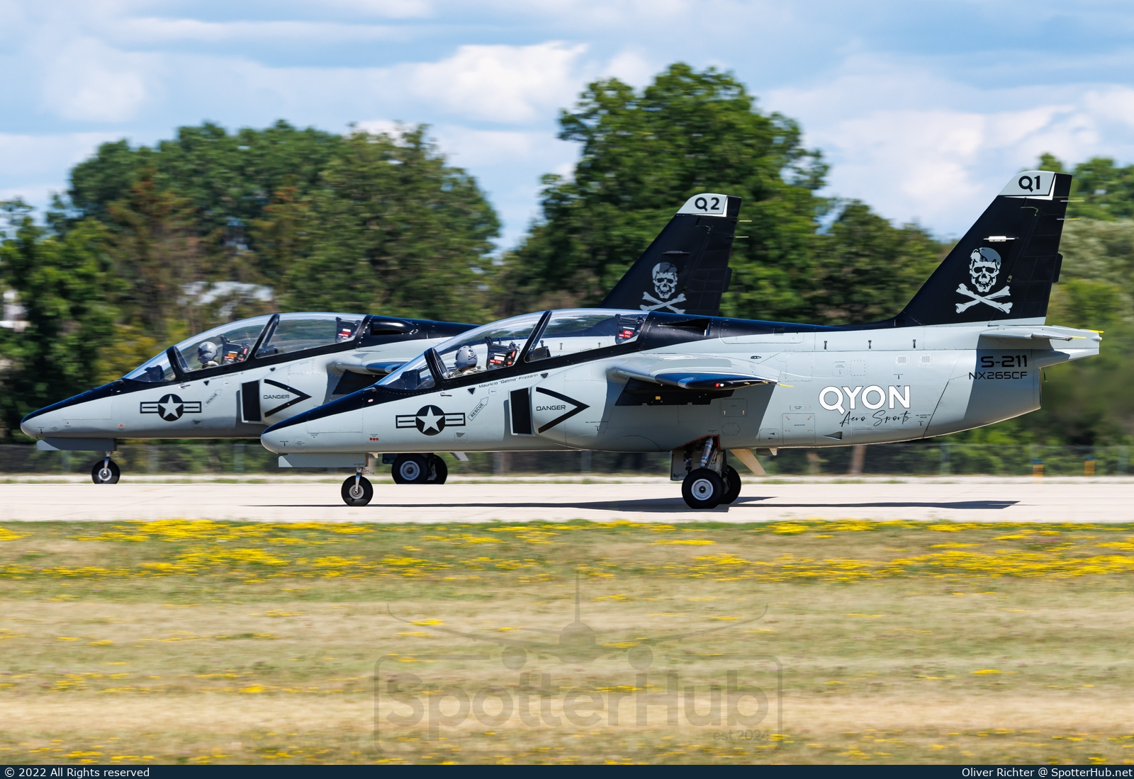 Photo of NX265CF - SIAI-Marchetti S.211 operated by QYON Aerosports Jet Team