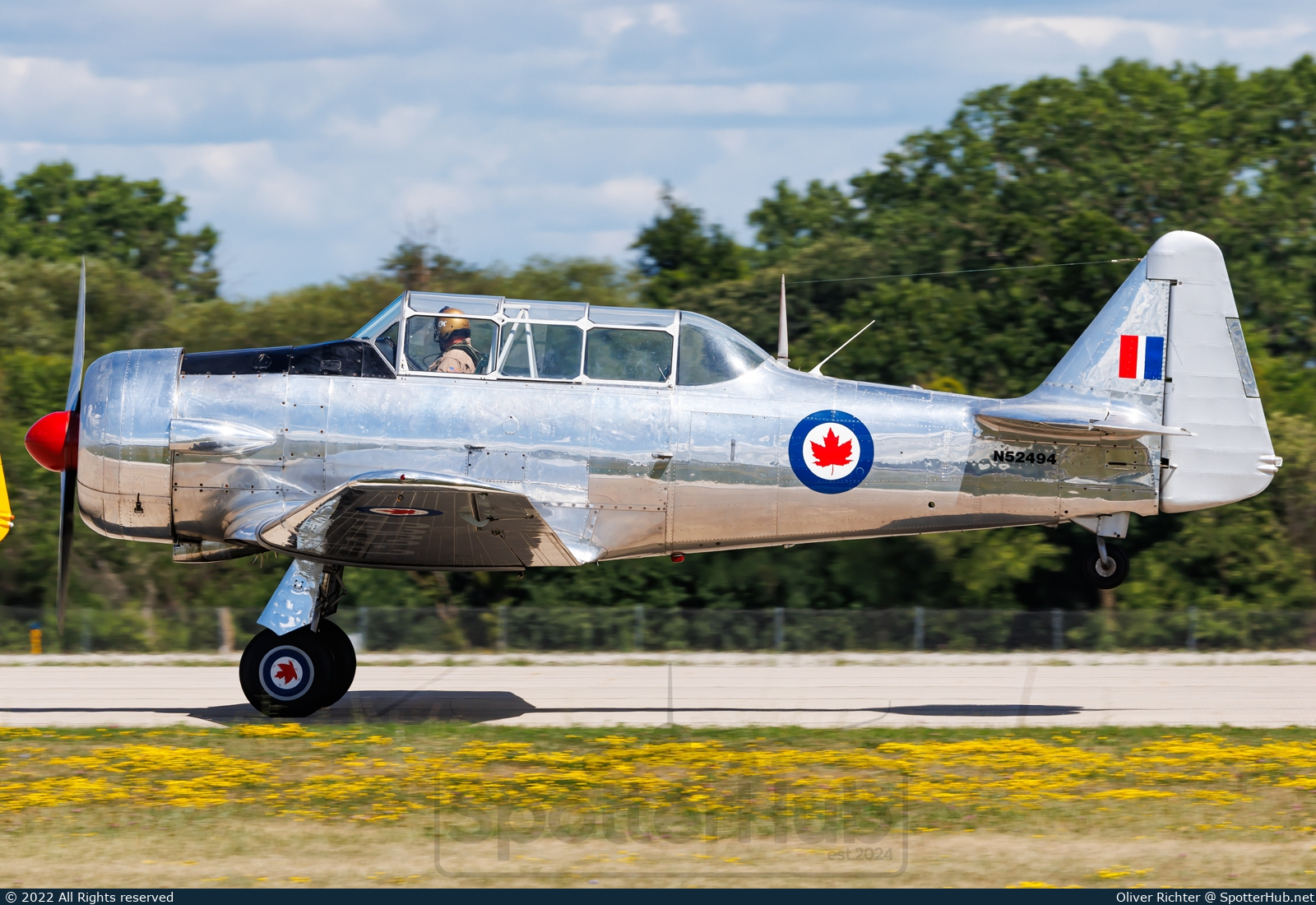 Photo of N52494 - Canadian Car and Foundry Harvard Mk.IV [North American T-6] operated by Private